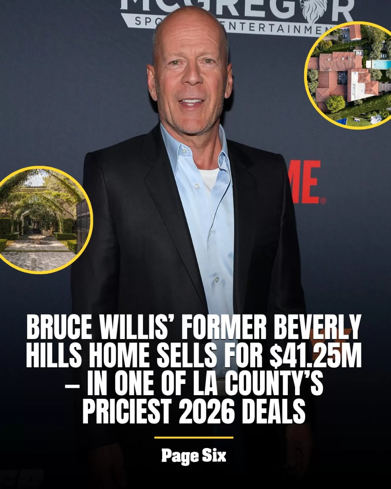 Bruce Willis'in Eski Beverly Hills Malikanesi 41.25 Milyon Dolara Satıldı