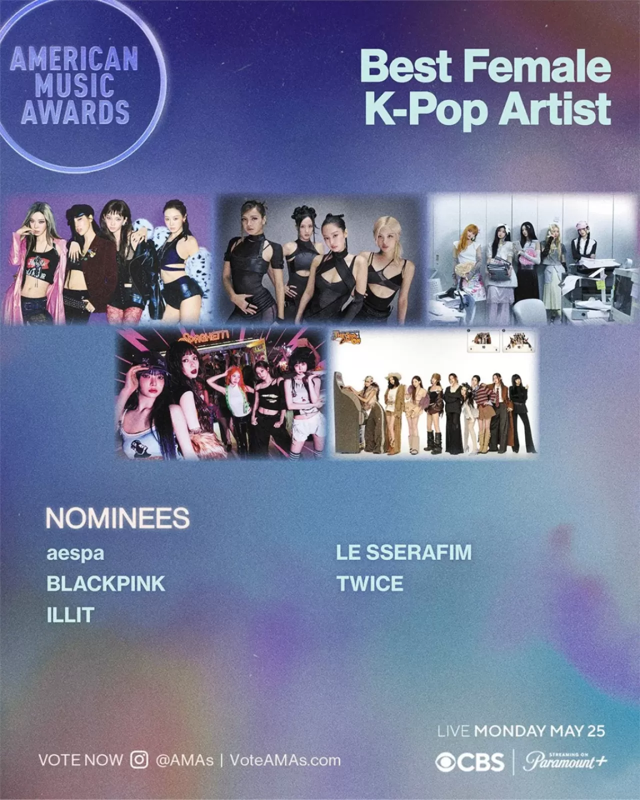 aespa, American Music Awards'ta En İyi Kadın K-Pop Sanatçısı Adaylığı Elde Etti