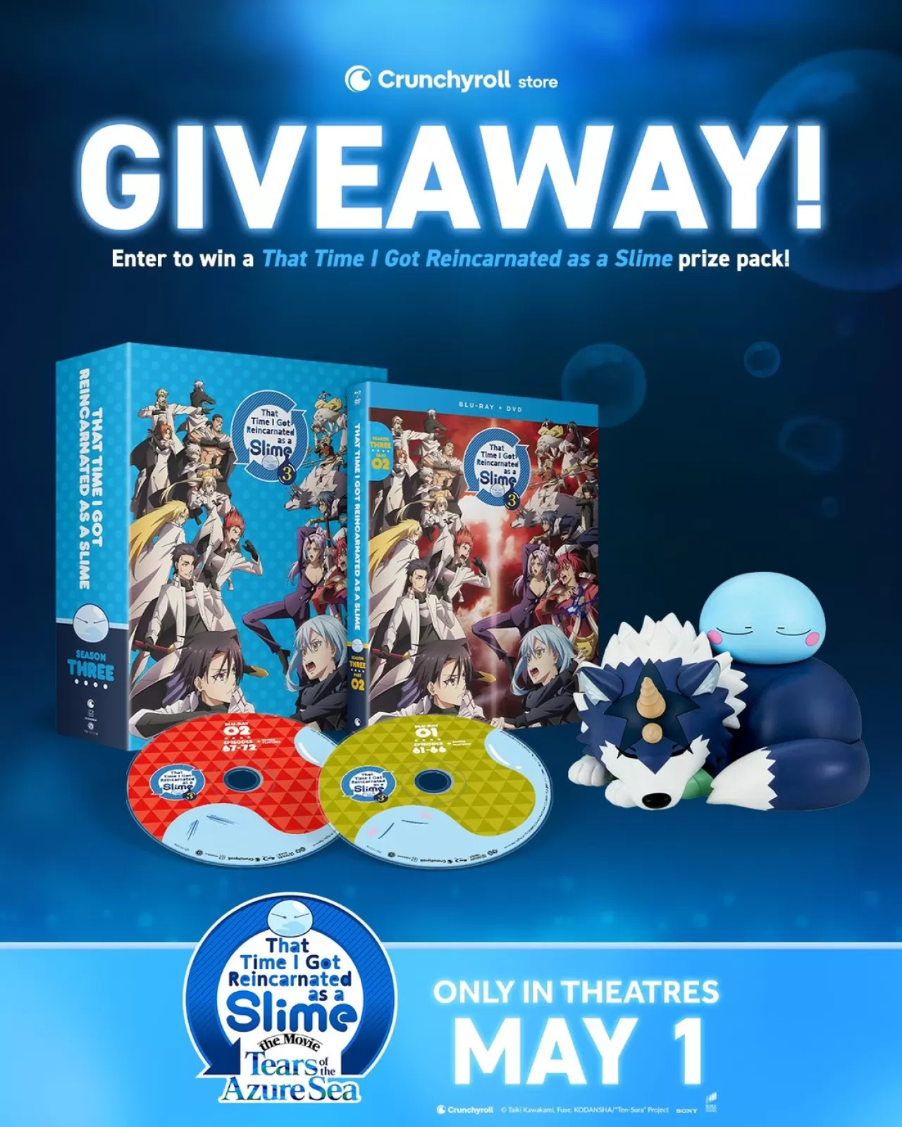 Slime Hayranlarına Çekiliş: Ücretsiz Blu-ray ve Figür Kazanma Fırsatı