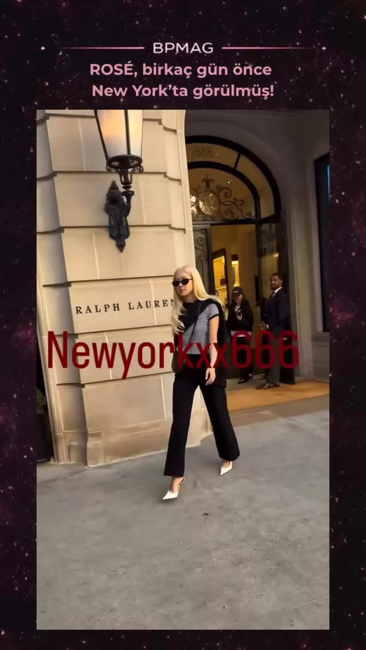 BLACKPINK'ten ROSÉ, New York'ta Görüntülendi