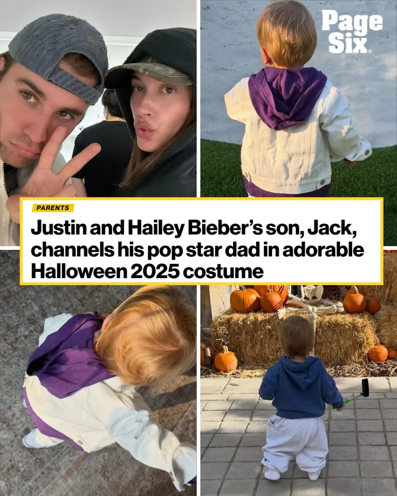 Hailey Bieber, Oğlunu Justin Kılığında Paylaştı