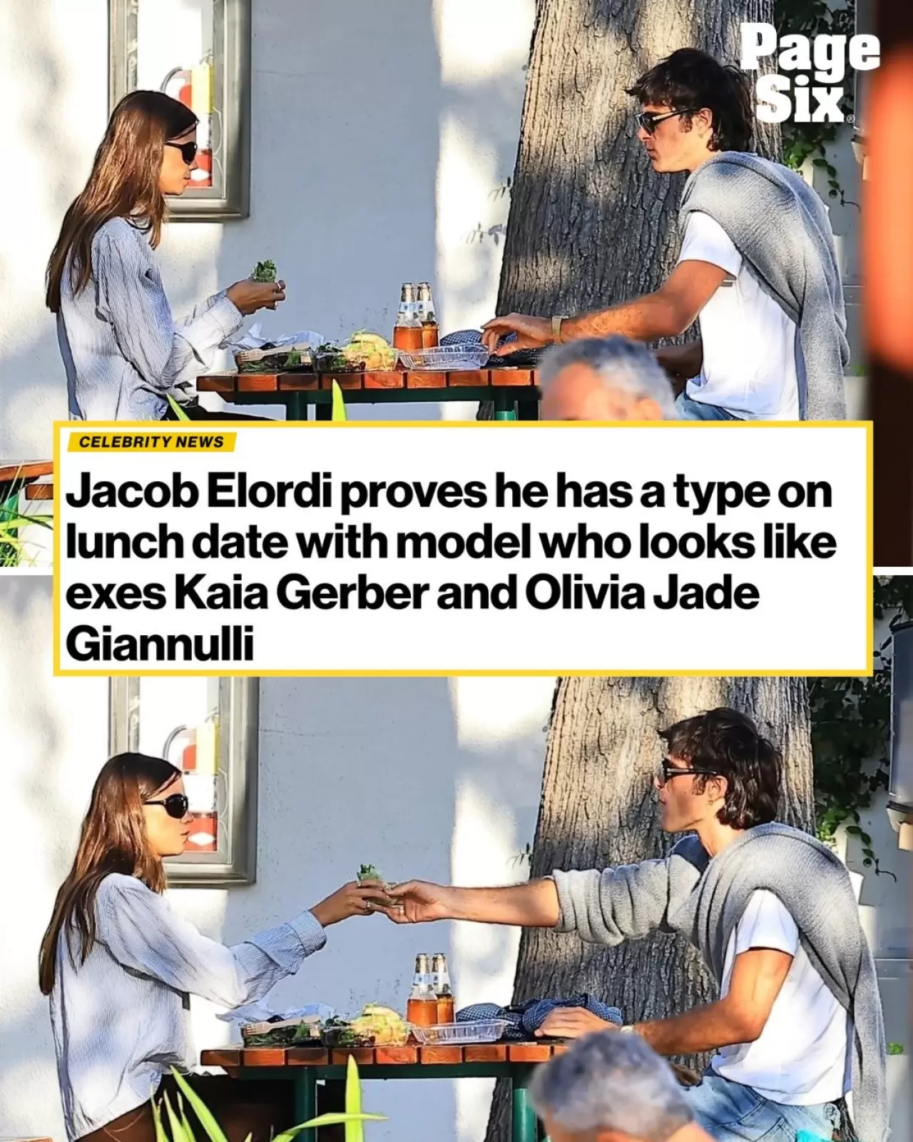 Jacob Elordi, Malibu'da Eski Partnerlerine Benzeyen Model ile Görüntülendi