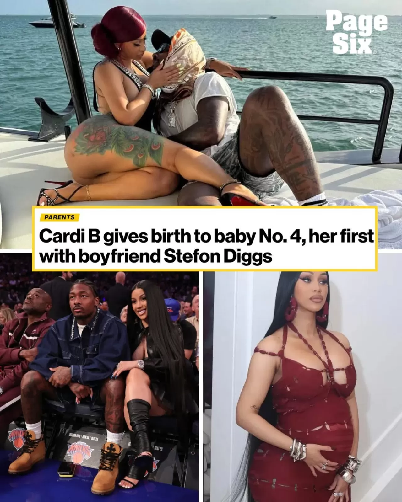 Cardi B ve Stefon Diggs'in İlk Bebeklerinin Dünyaya Geldiği Açıklandı