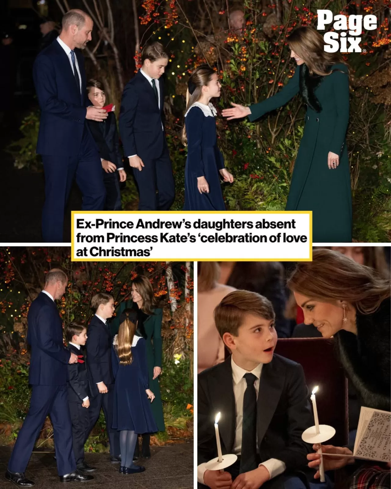 Prenses Kate, Westminster Abbey'de Noel Konseri Düzenledi