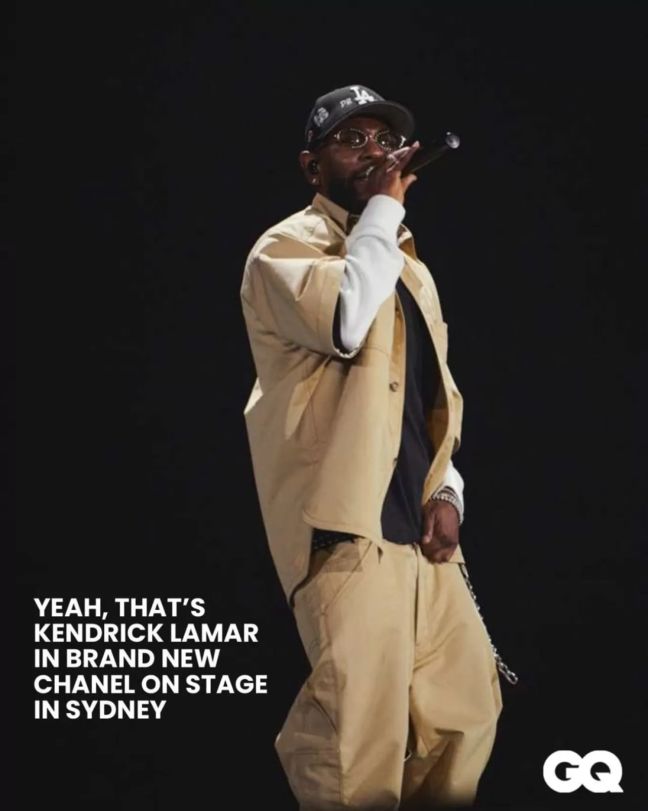 Kendrick Lamar, Chanel'in Erkek Giyim Tasarımlarını Sahneye Taşıdı