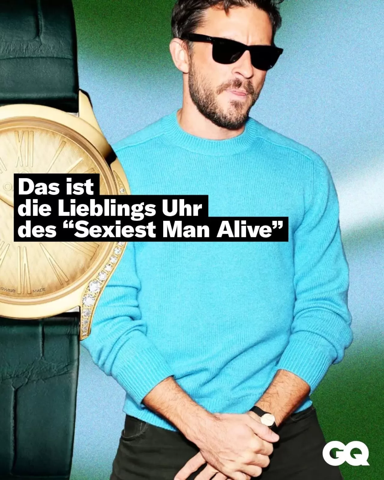 Jonathan Bailey'nin Omega Tercihi GQ Deutschland'da Yankı Buldu