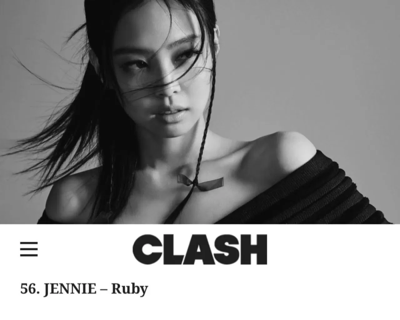 Clash Dergisi, JENNIE'nin "Ruby" Albümünü 2025'in En İyileri Arasında Gösterdi