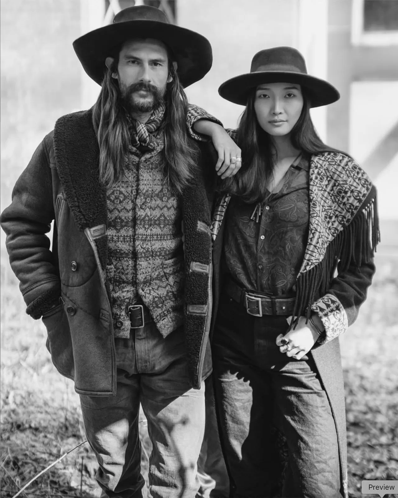 RRL, Kadınlar İçin Yün Jakarlı Palto Koleksiyonunu Piyasaya Sürdü