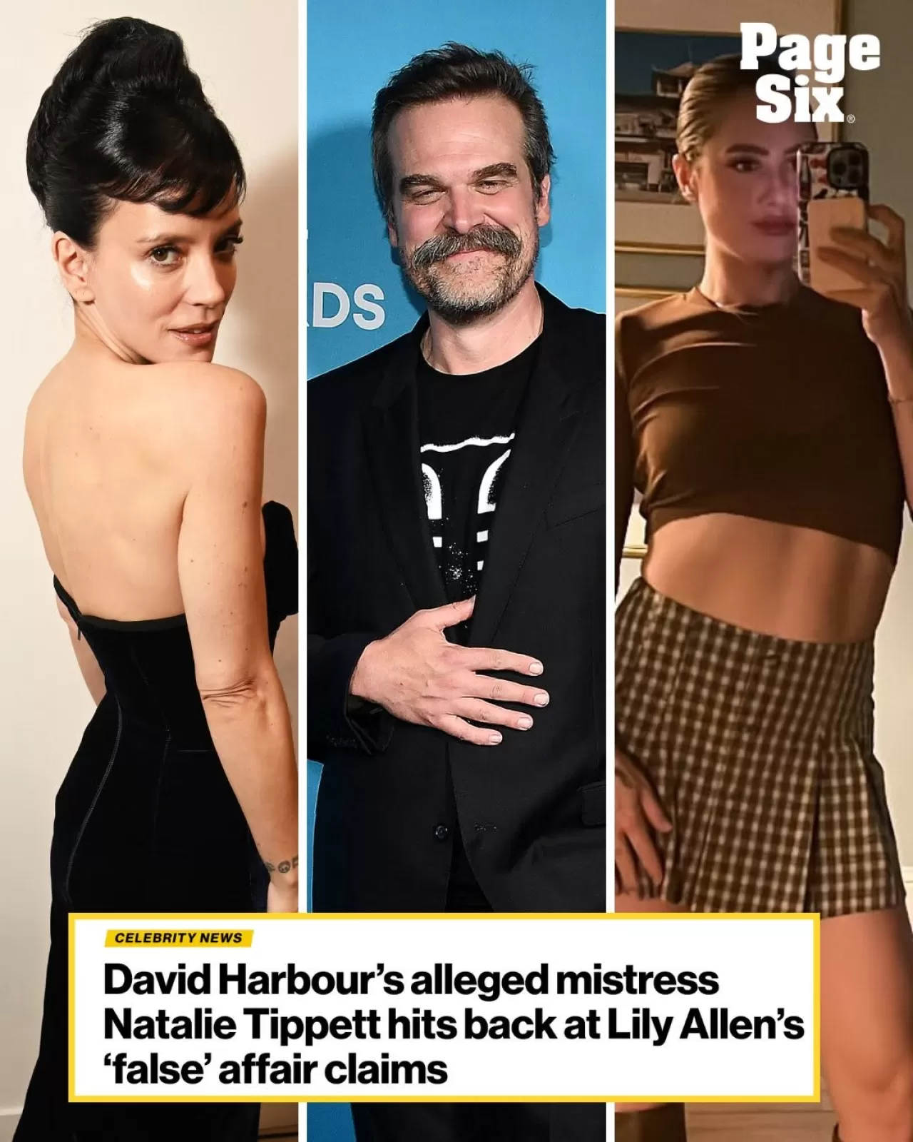David Harbour'un İddia Edilen Partneri Natalie Tippett, Lily Allen'ın Açıklamalarına Yanıt Verdi