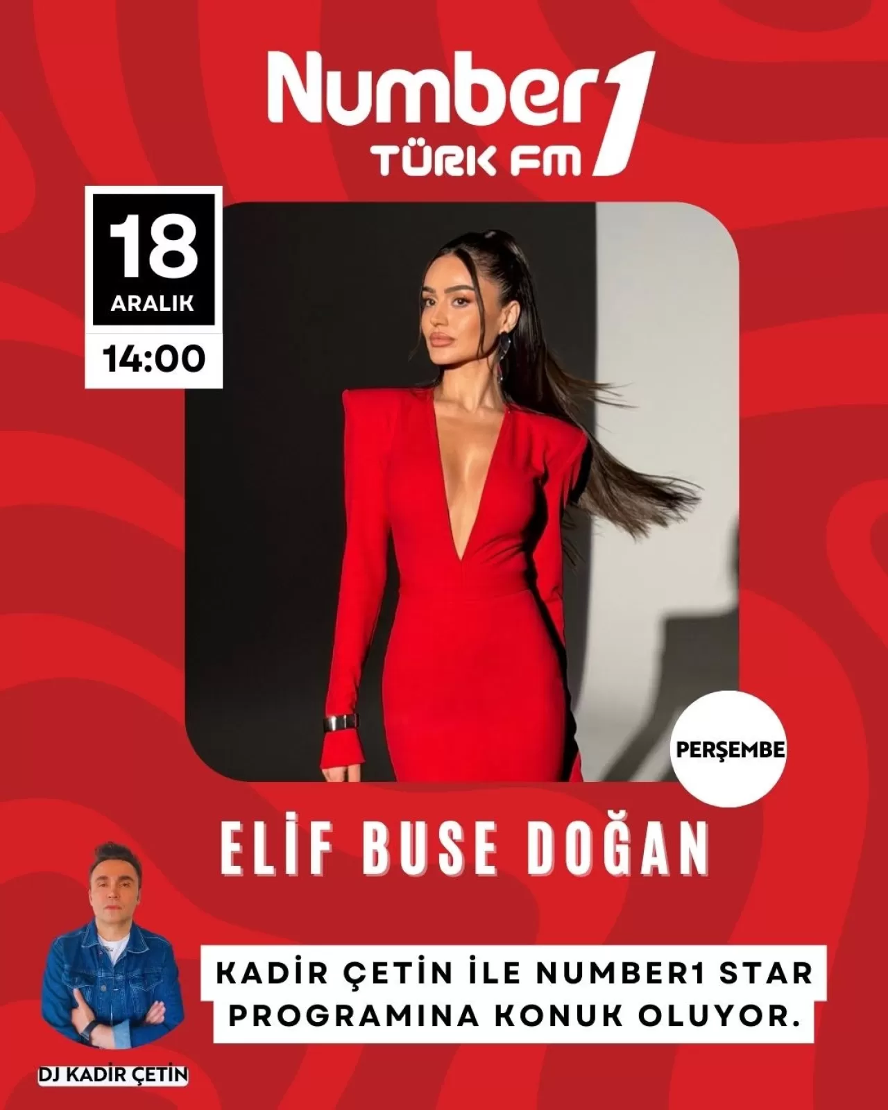 DJ Kadir Çetin, Yarın Number 1 Türk FM'de Dinleyicileriyle Buluşacak