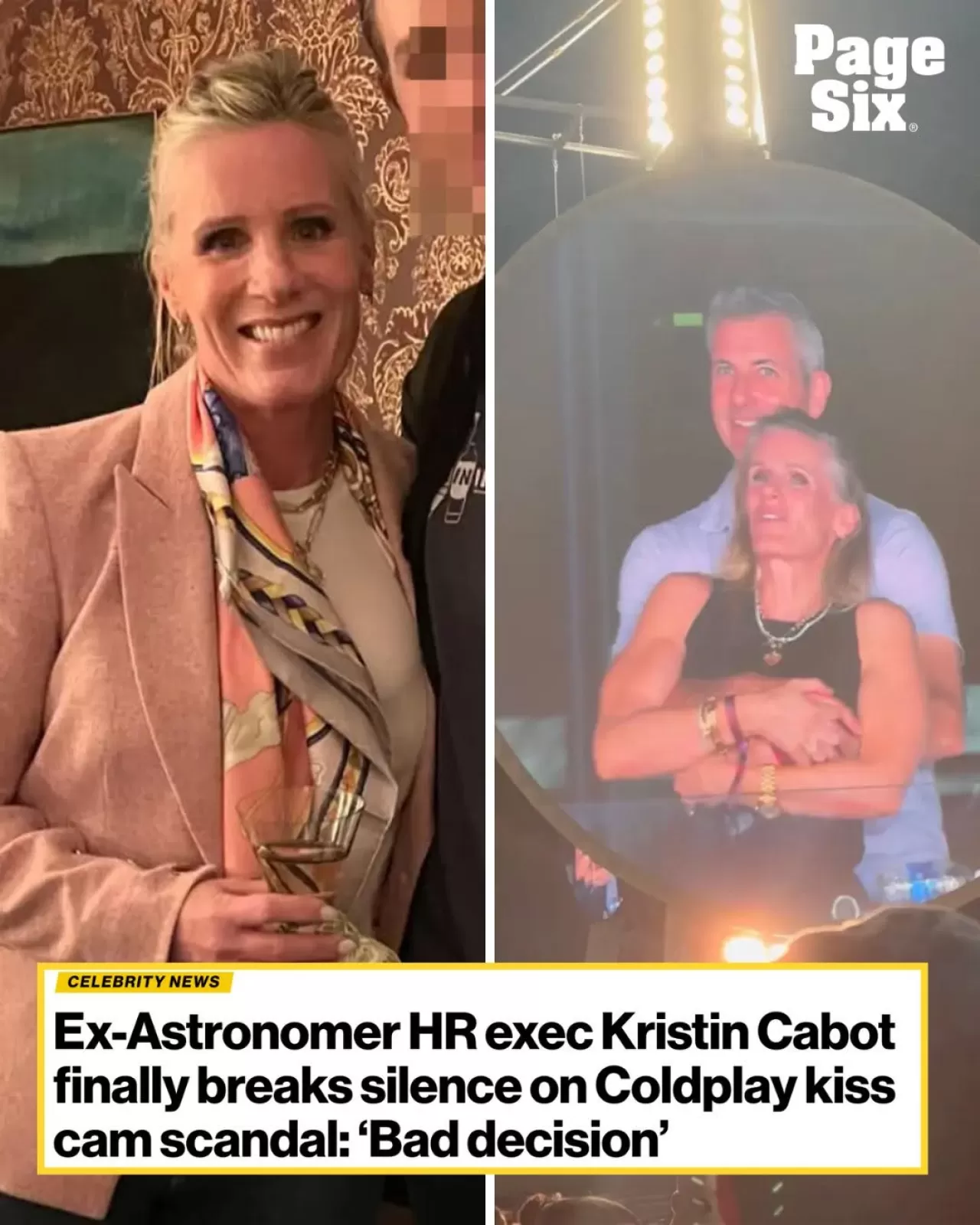 Kristin Cabot, Kameralara Yakalanan Coldplay Konseri Olayı Hakkında İlk Kez Konuştu