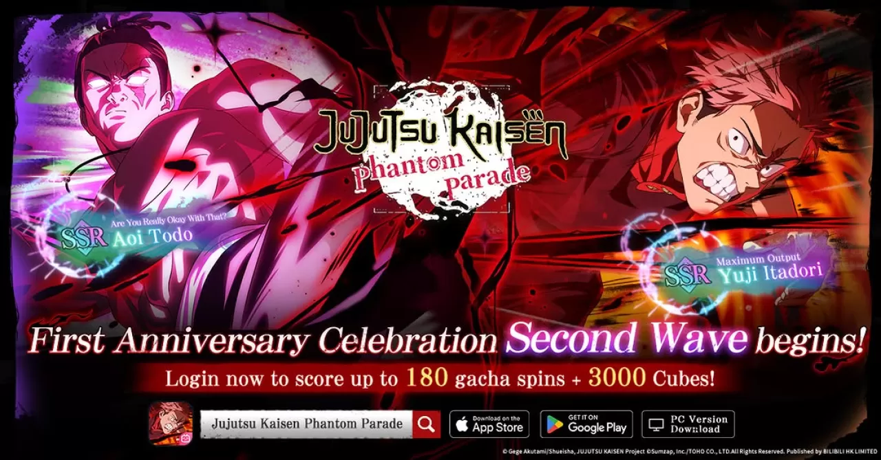Jujutsu Kaisen Phantom Parade Oyununa Yuji Itadori ve Aoi Todo Eklendi