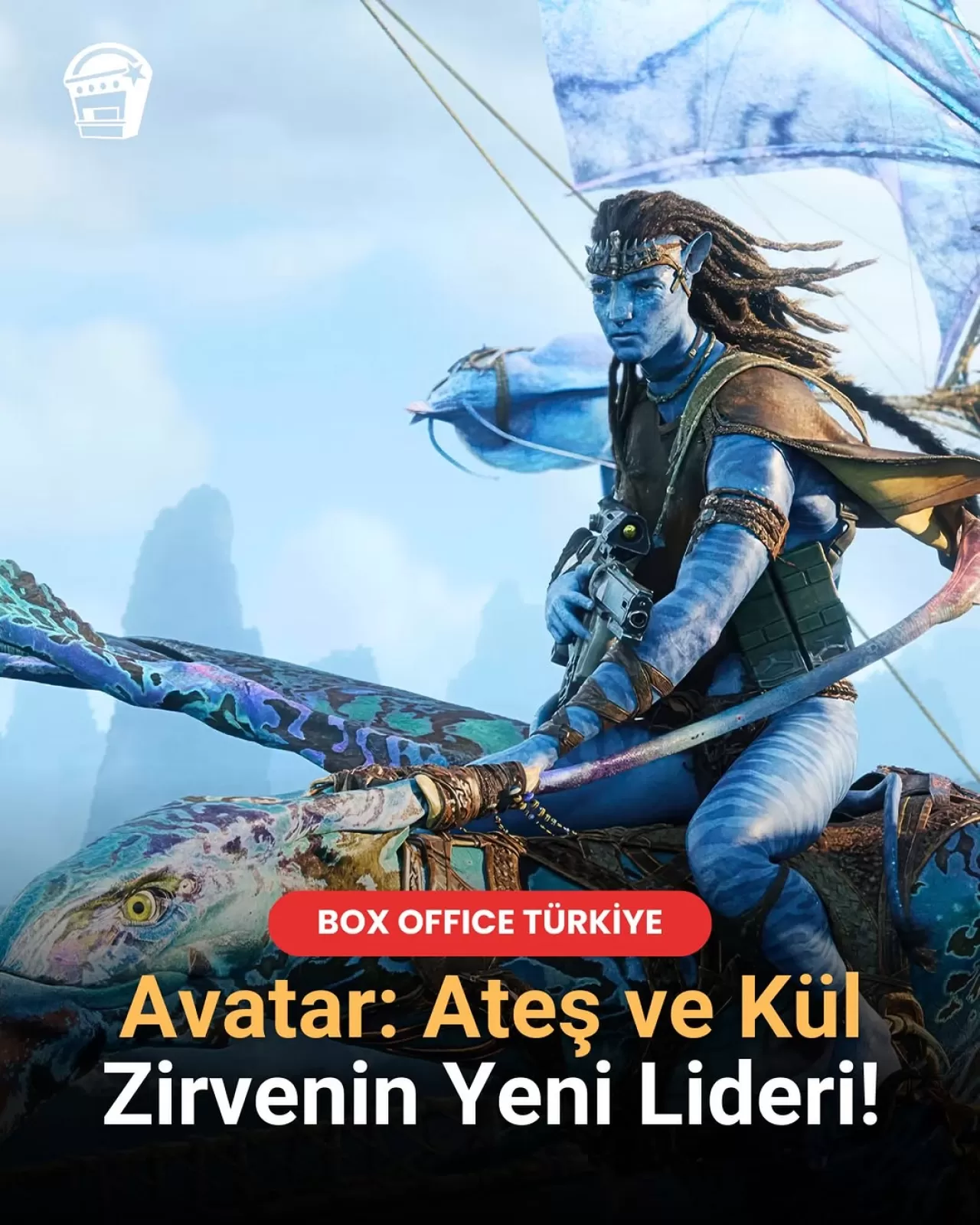 Avatar: Ateş ve Kül, Gişede Liderliği Ele Geçirdi