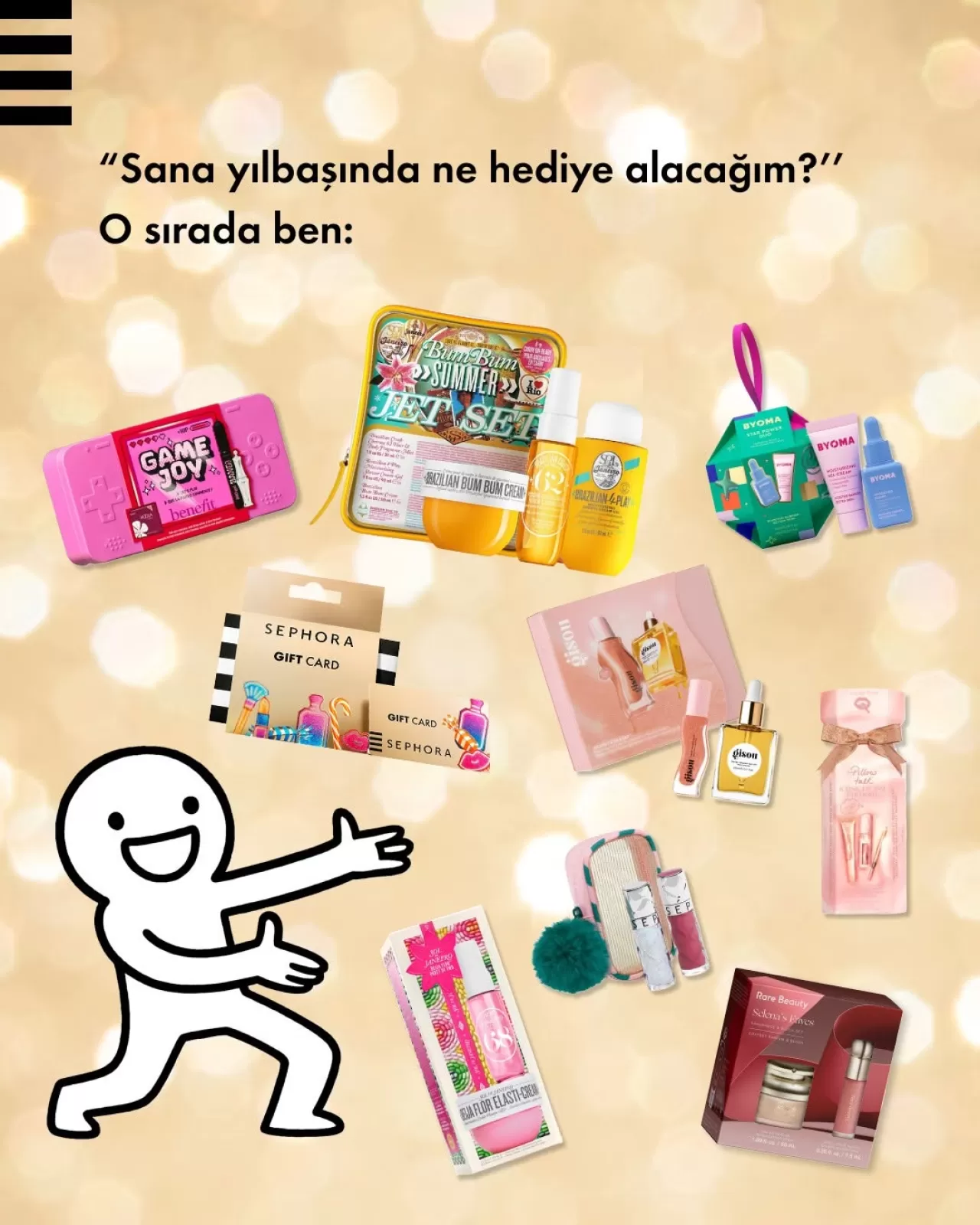 Sephora Türkiye Yılbaşı Alışverişi İçin Hediye Önerileri Listesi Paylaştı