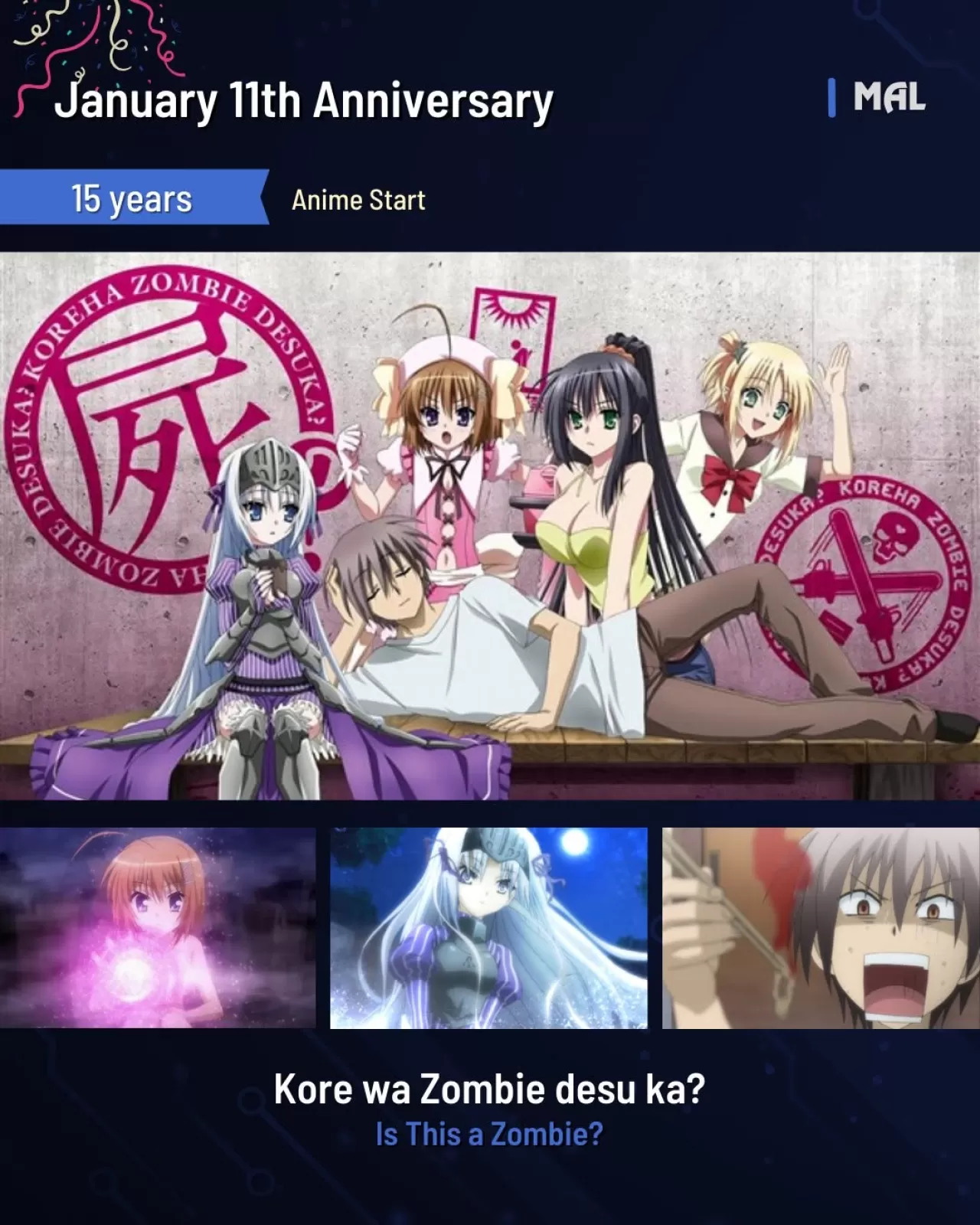 Kore wa Zombie Desu Ka? Anime Serisi 15 Yıl Sonra Hala Hatırlanıyor