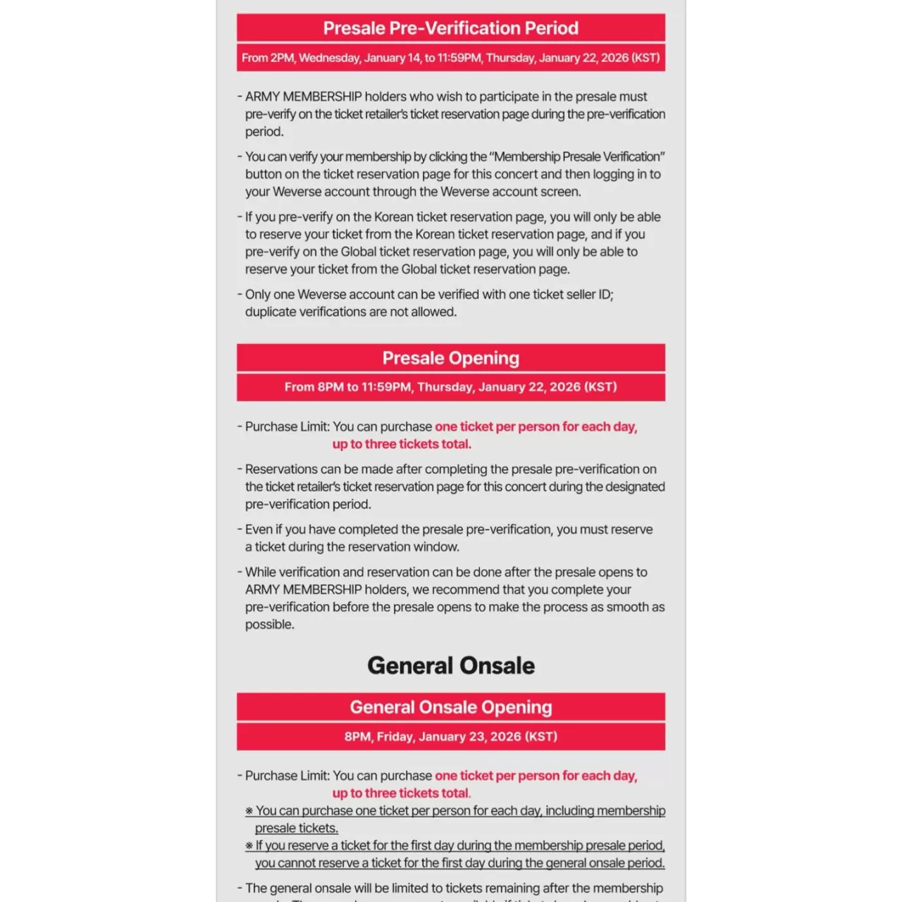 BTS Goyang Konseri Biletleri İçin Türkiye Saatiyle Satış Takvimi Açıklandı