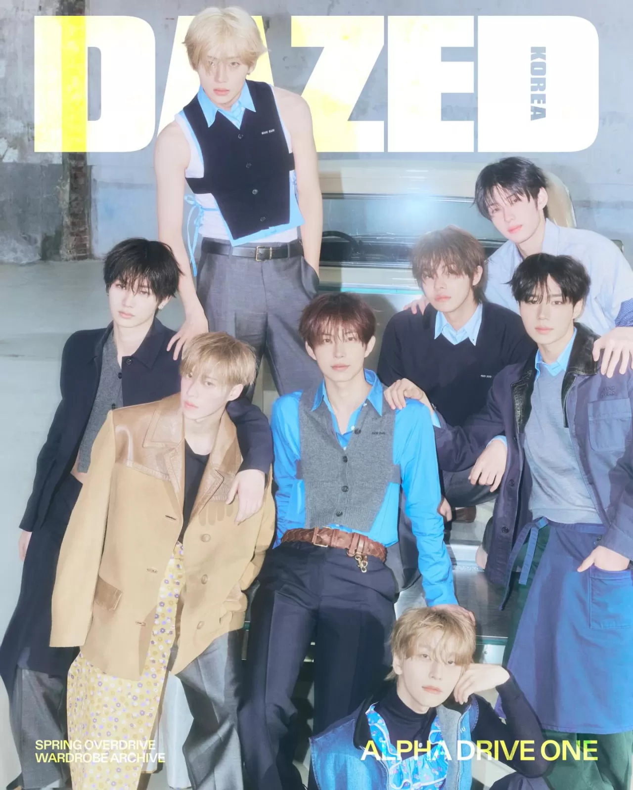 DAZED Korea'nın Şubat 2026 Sayısının Kapağında ALPHA DRIVE ONE Yer Alıyor