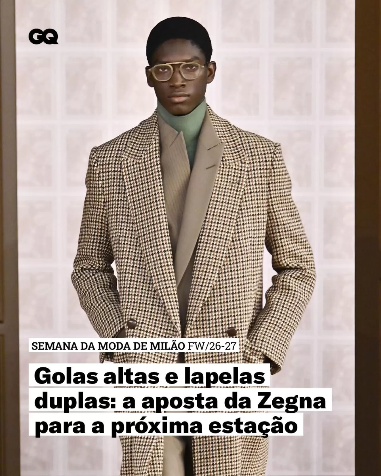 Ermenegildo Zegna Milano Moda Haftası'nda Yüksek Yakalar ve Geniş Siluetlerle Zamansız Stili Vurguladı