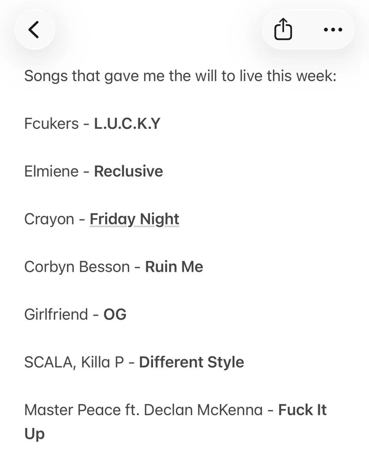 Ses Bulutu, Haftanın Öne Çıkan Müzik Parçalarını Listeledi