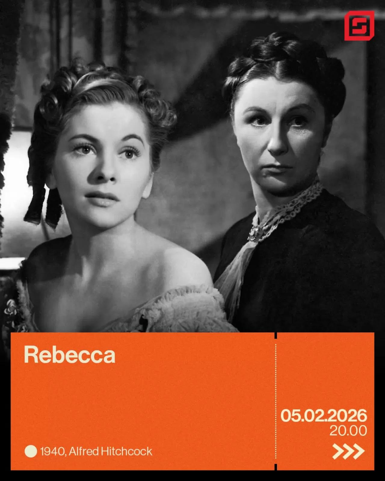 Alfred Hitchcock'un Ödüllü Başyapıtı Rebecca Sinematek'te