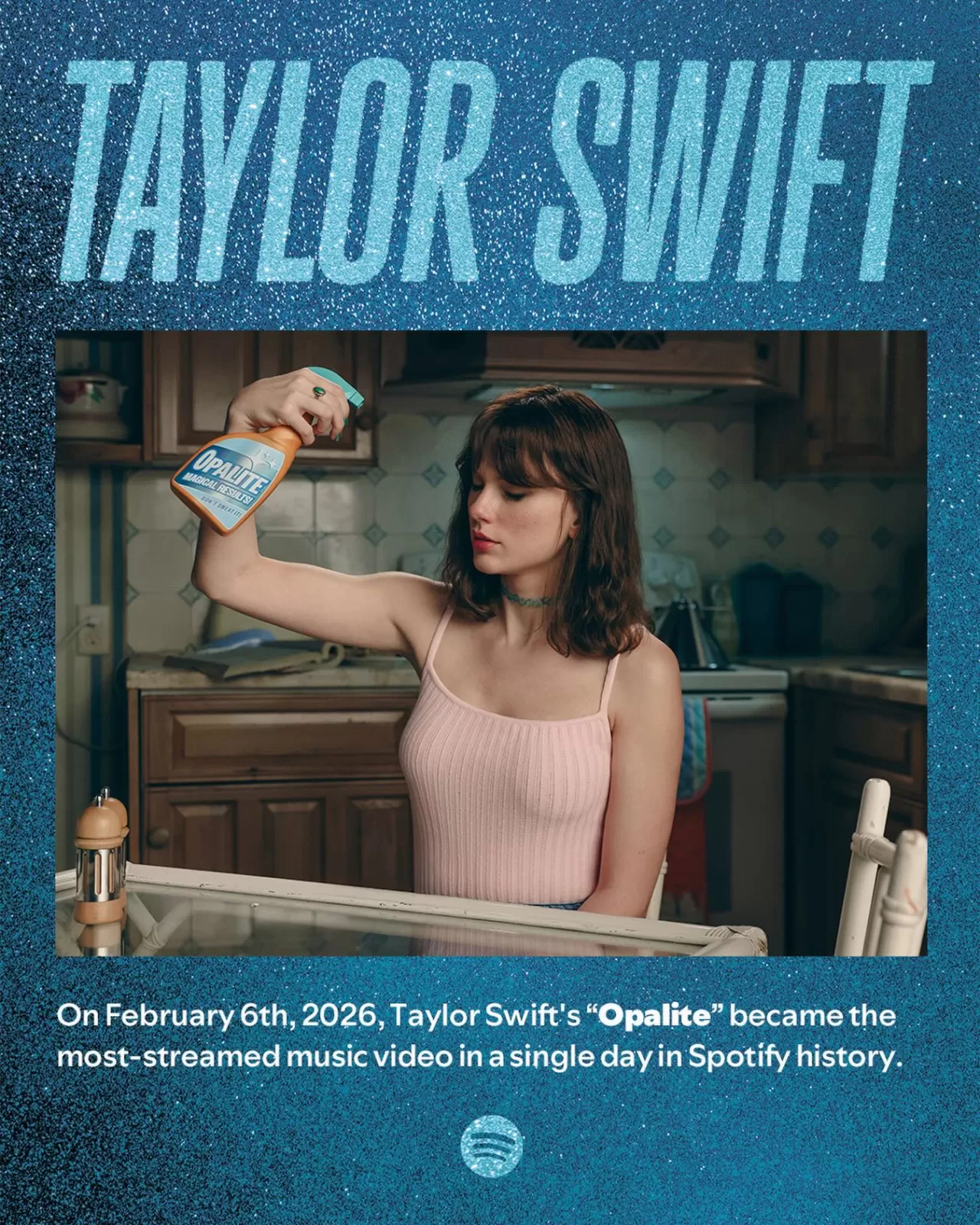 Taylor Swift'in "Opalite" Şarkısı, Spotify'da Rekor Kırdı