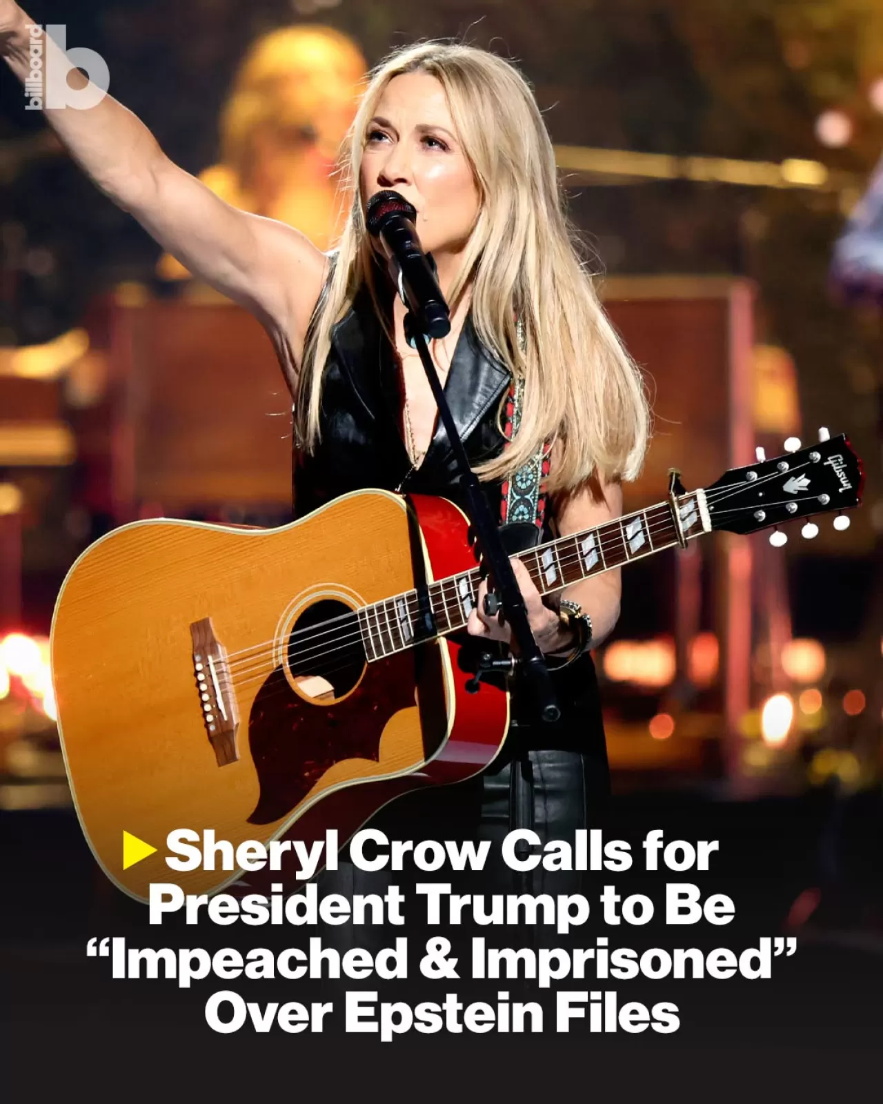 Sheryl Crow, Epstein Dosyaları İle İlgili Açıklamasında Trump'a Yaptırım Çağrısında Bulundu