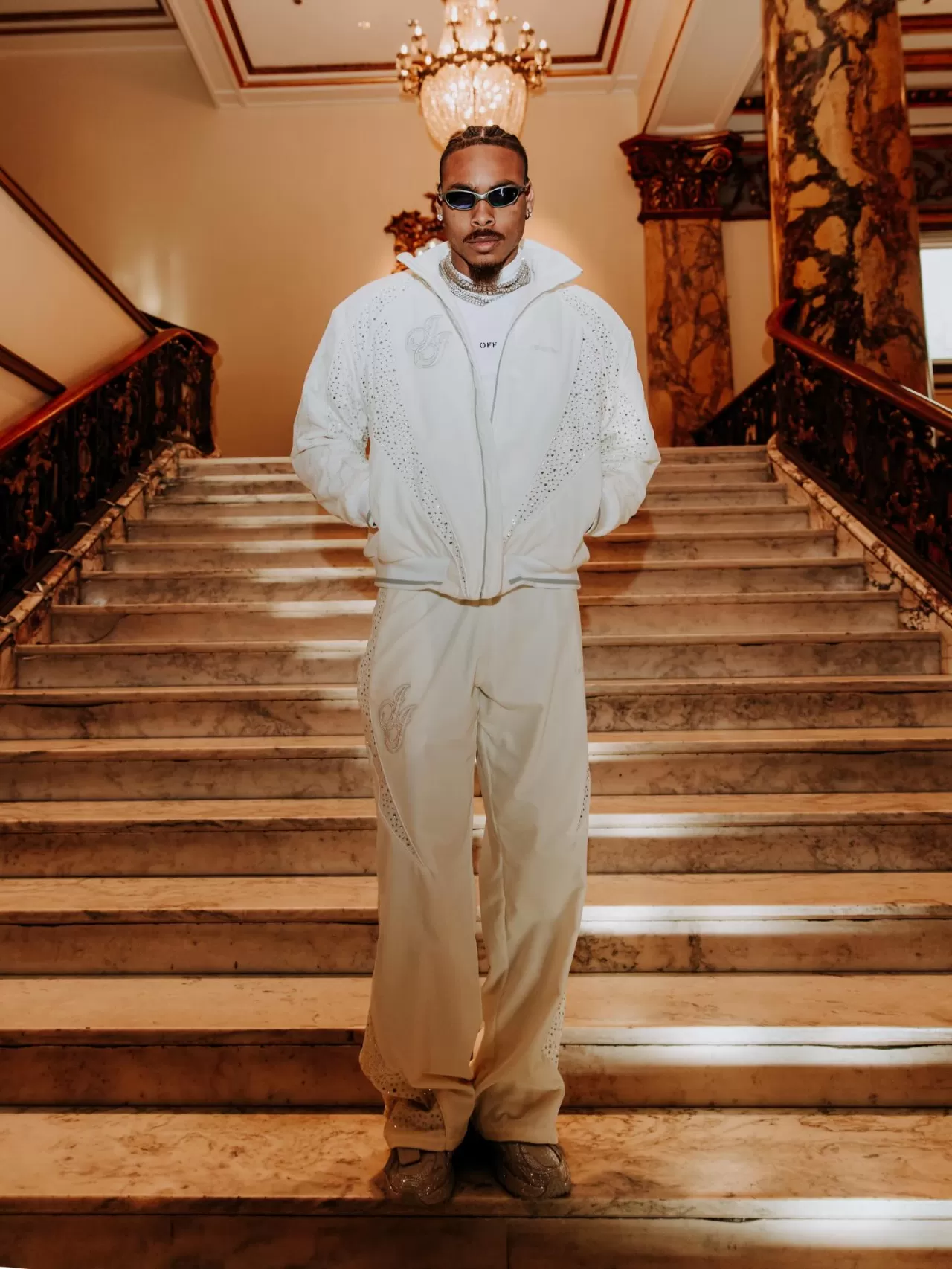 Justin Jefferson, Super Bowl Partisinde Özelleştirilmiş Off-White Kıyafetiyle Dikkat Çekti