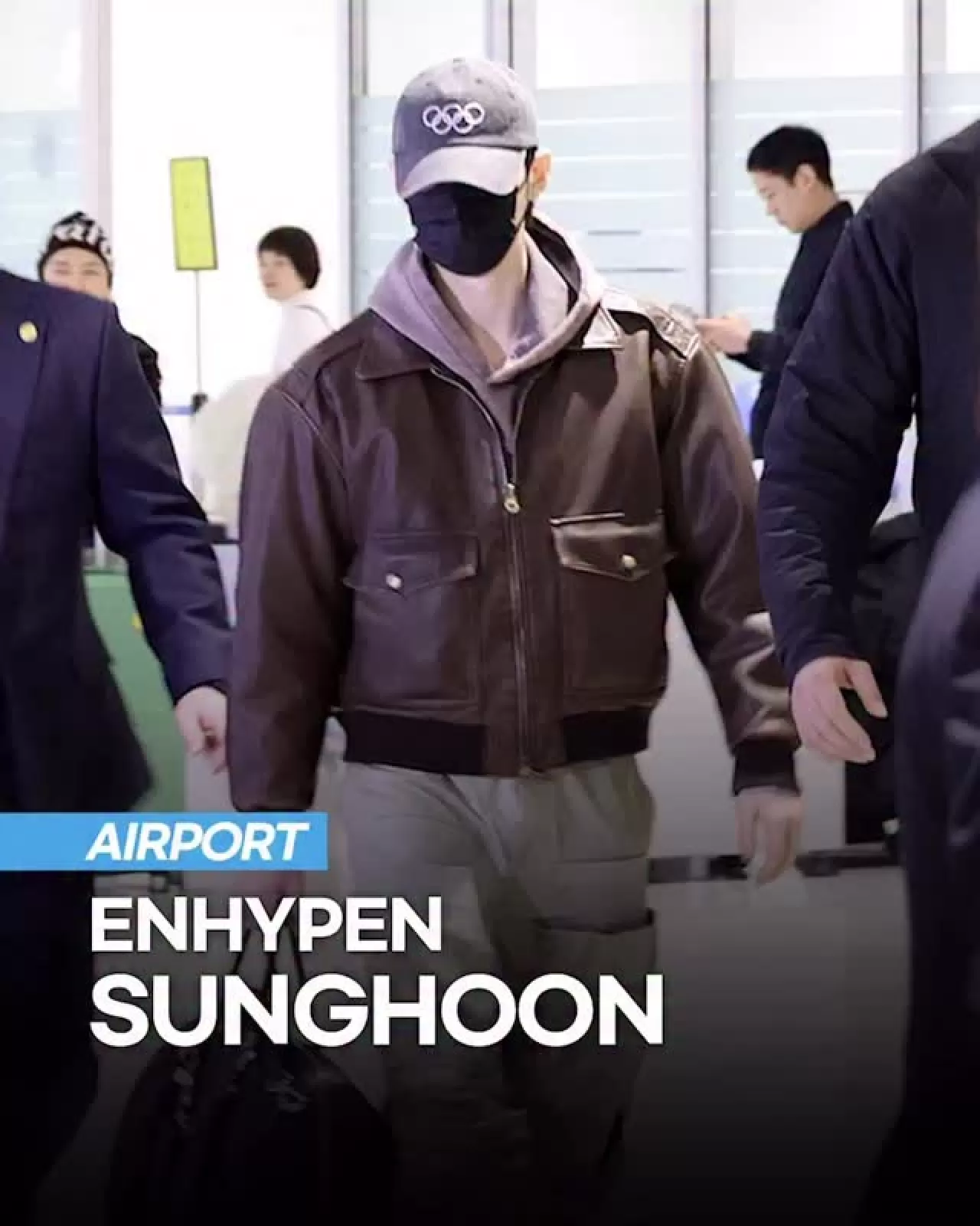 ENHYPEN'den Sung Hoon, İncheon Havalimanı'nda Hayranlarıyla Buluştu