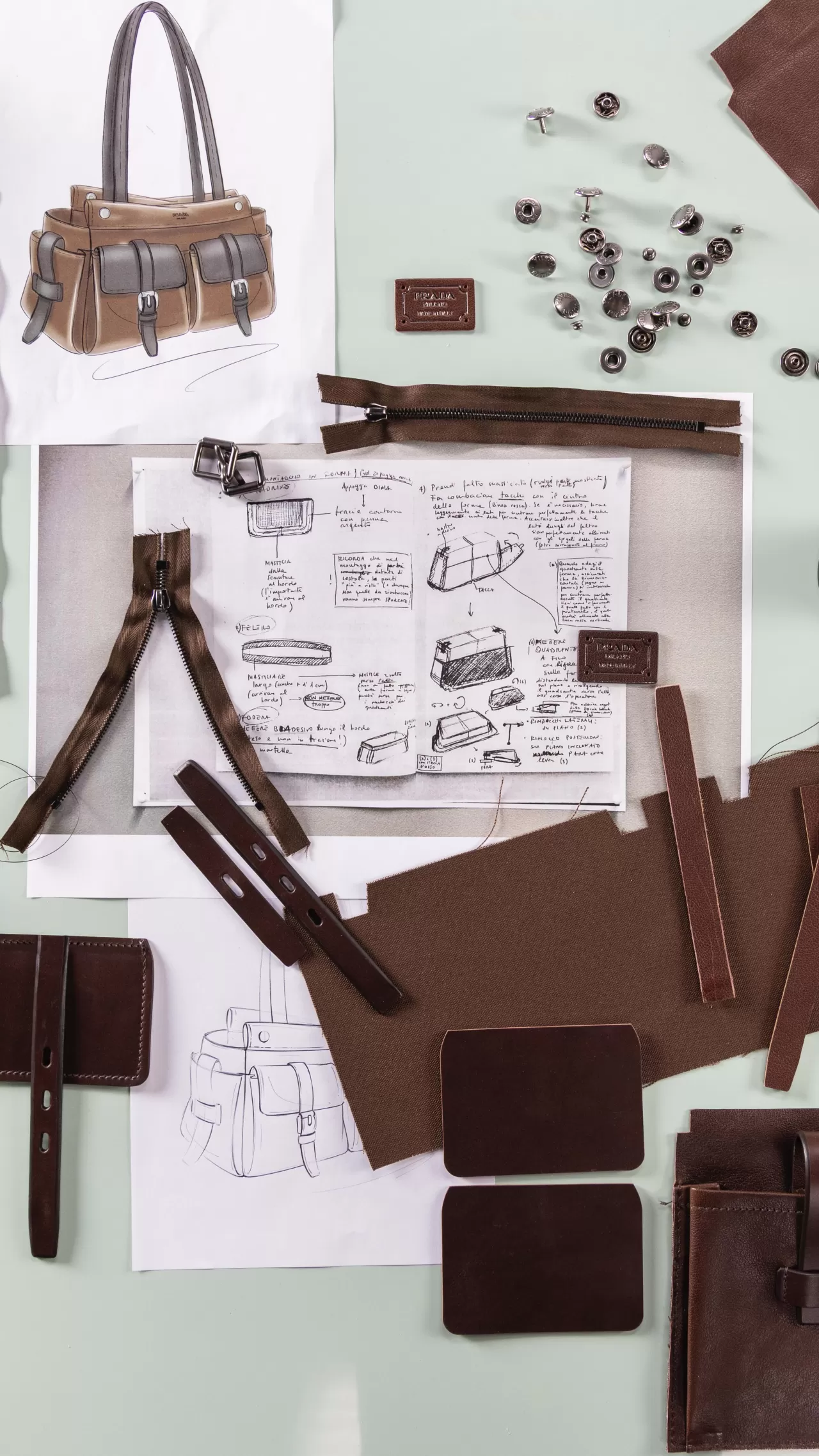 Prada, SS26 Koleksiyonu İçin 'Route' Çantasını Tanıttı: Zıtlıkların Grameri