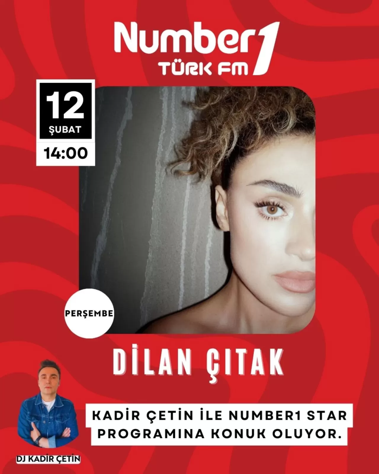 DJ Kadir Çetin Yarın Number1 Türk FM'de Dinleyicilerle Buluşuyor
