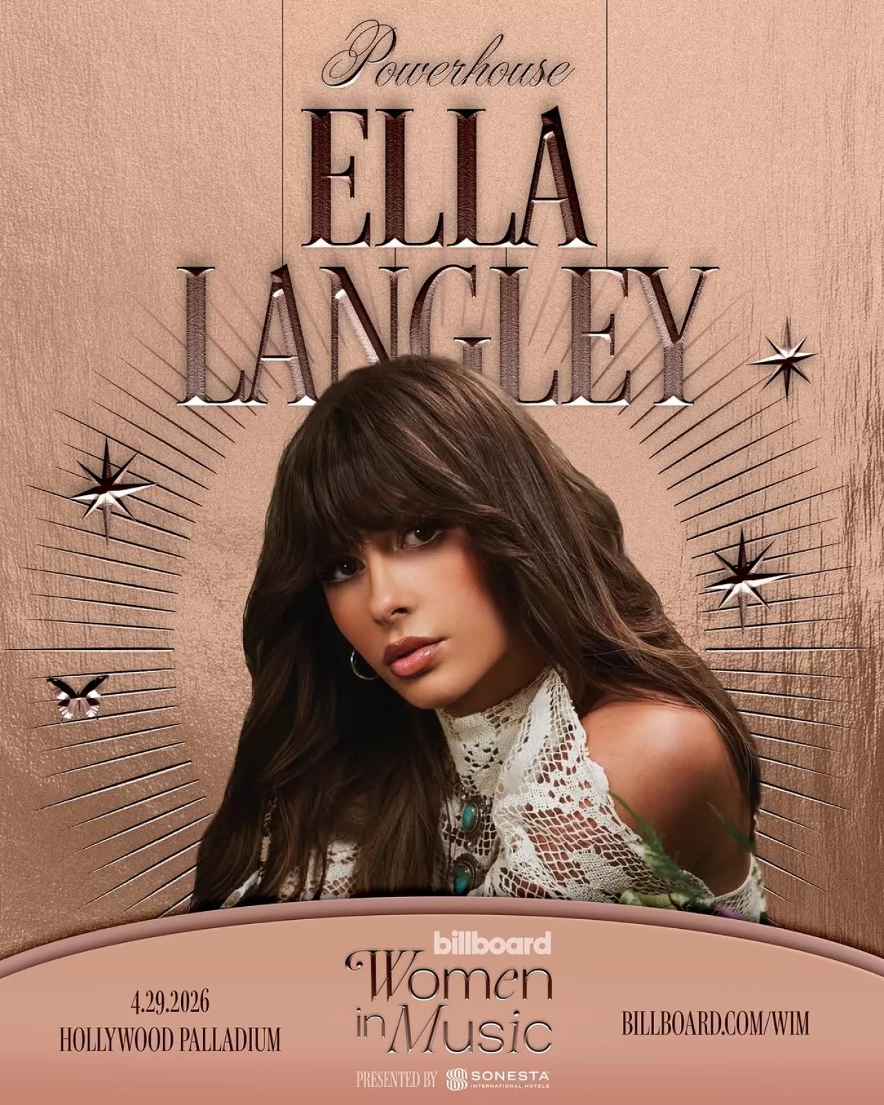 Ella Langley, Billboard Women in Music 2026'da Powerhouse Ödülü'nün Sahibi Oldu