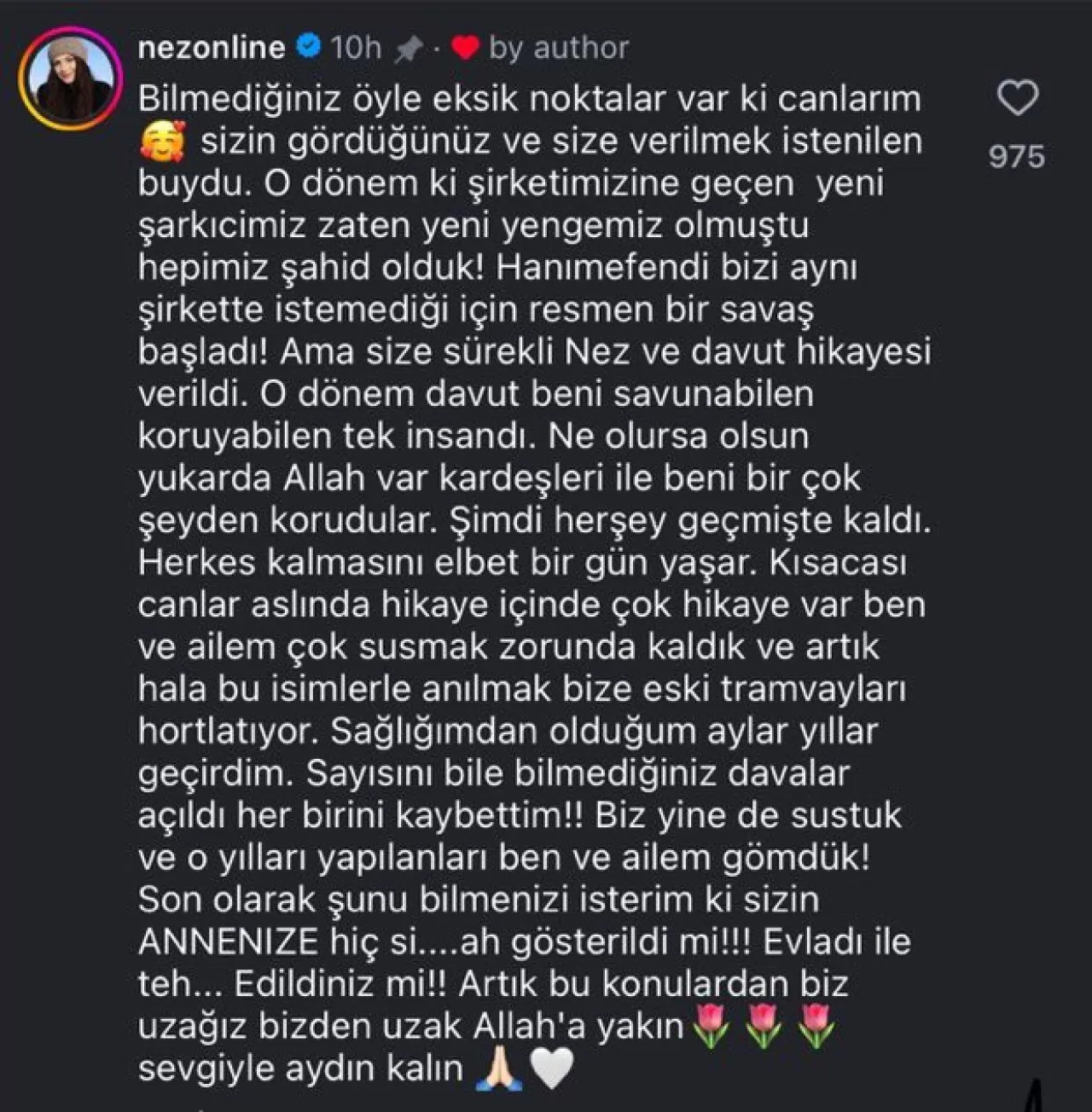 Nez bombayı patlattı: Gülşen beni şirketten kovdurdu