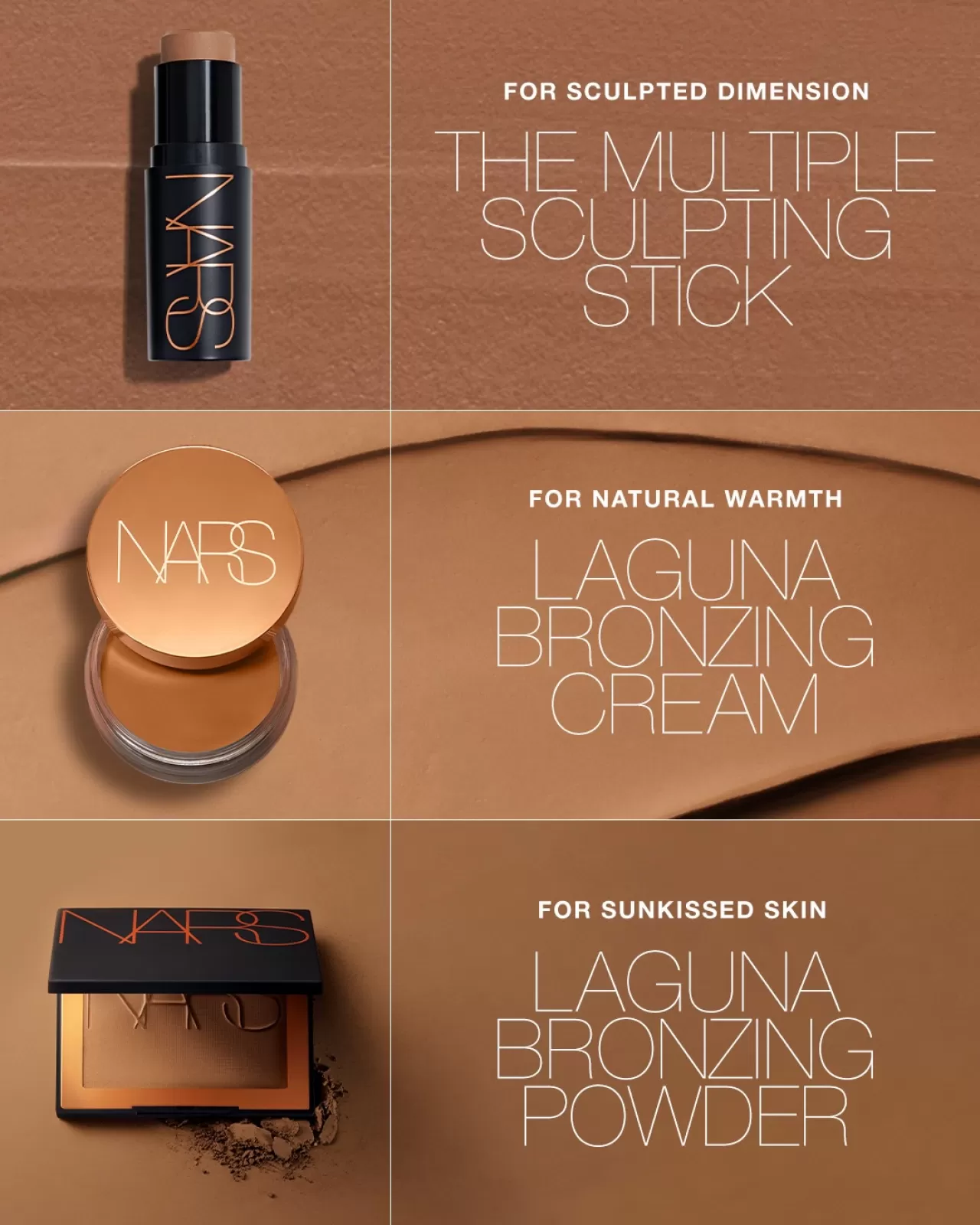 Nars'tan Bronzing Tutkunlarına Üç Yeni Seçenek