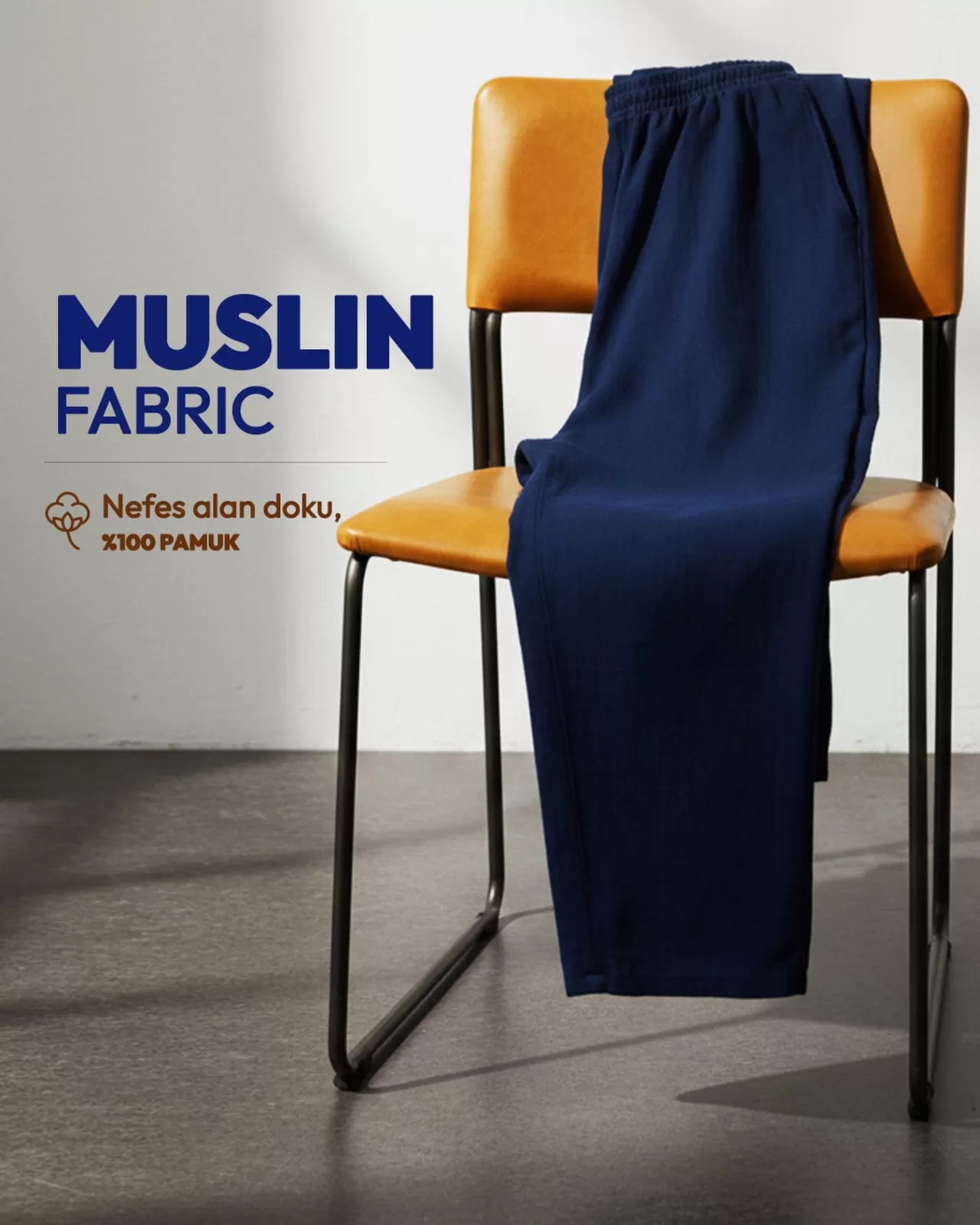 Tudors Erkek Müslin Pantolon: Baggy Fit ile Hafiflik ve Özgürlük