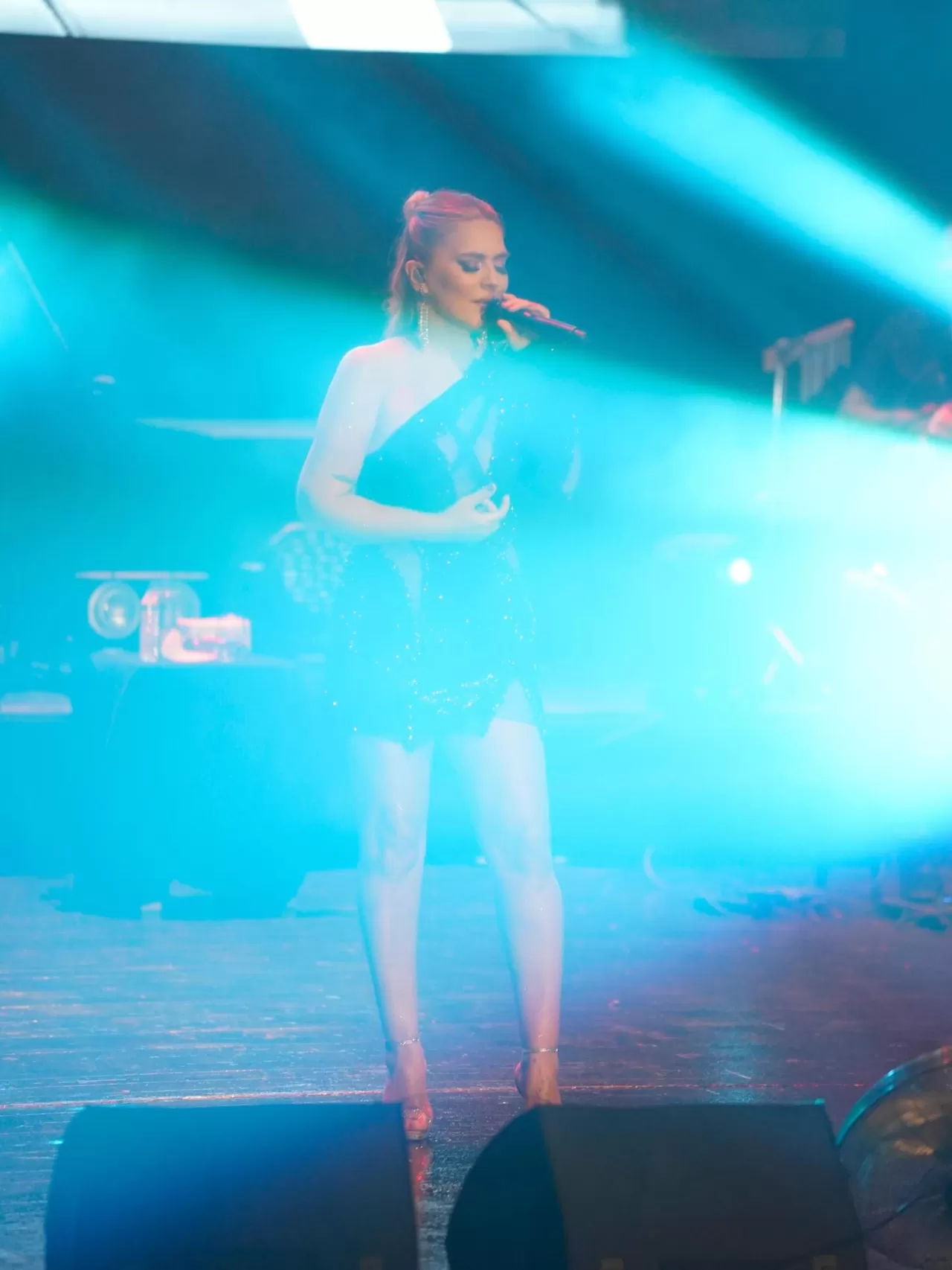 Demet Akalın Bursa'da 2 Bin Kişiyle Tek Ses Tek Yürek Kostümüyle Sahne Aldı