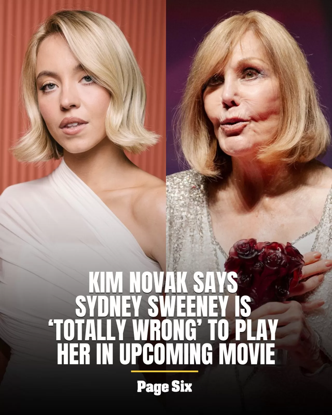 Kim Novak, Sydney Sweeney'in 'Scandalous' Filmindeki Canlandırmasını 'Tamamen Yanlış' Buldu