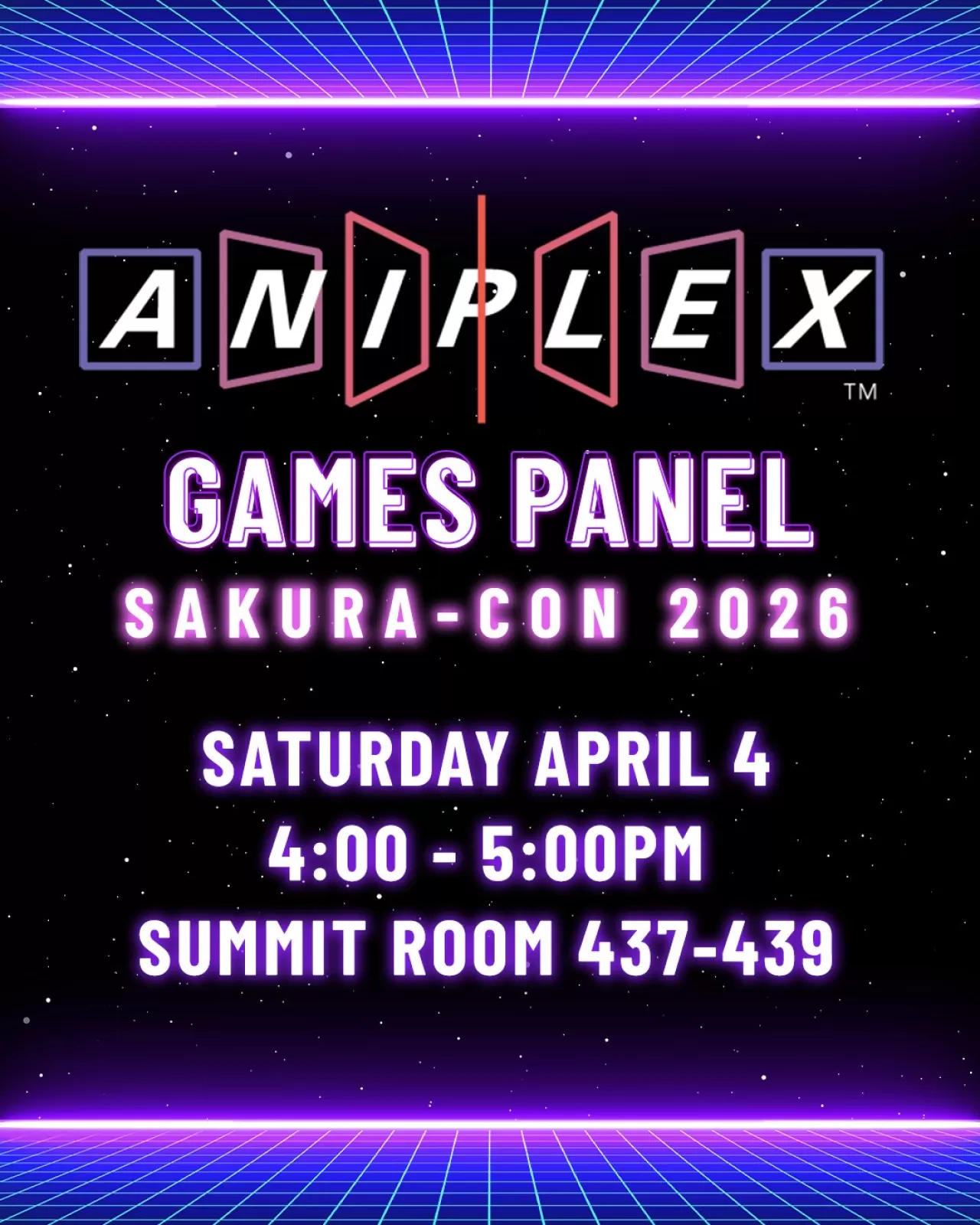 Aniplex of America, 4 Nisan'da Sakura Con'da Oyun Paneli Düzenliyor