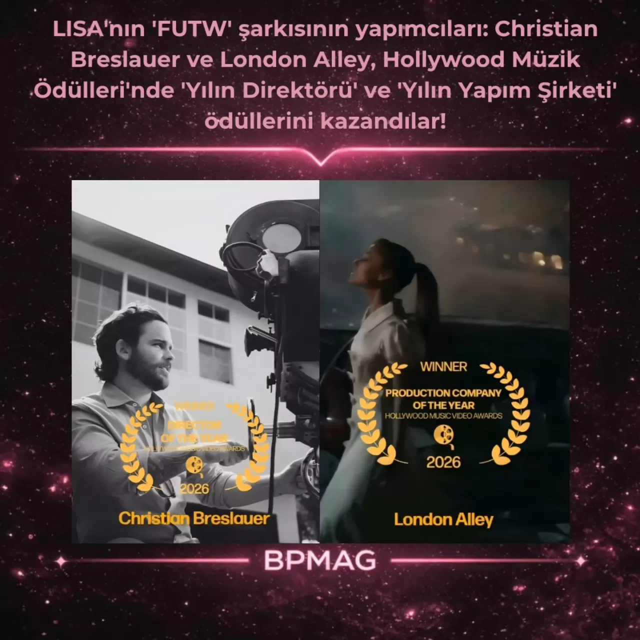 LISA'nın 'FUTW' Klibi Yönetmeni ve Yapım Şirketi Ödül Kazandı