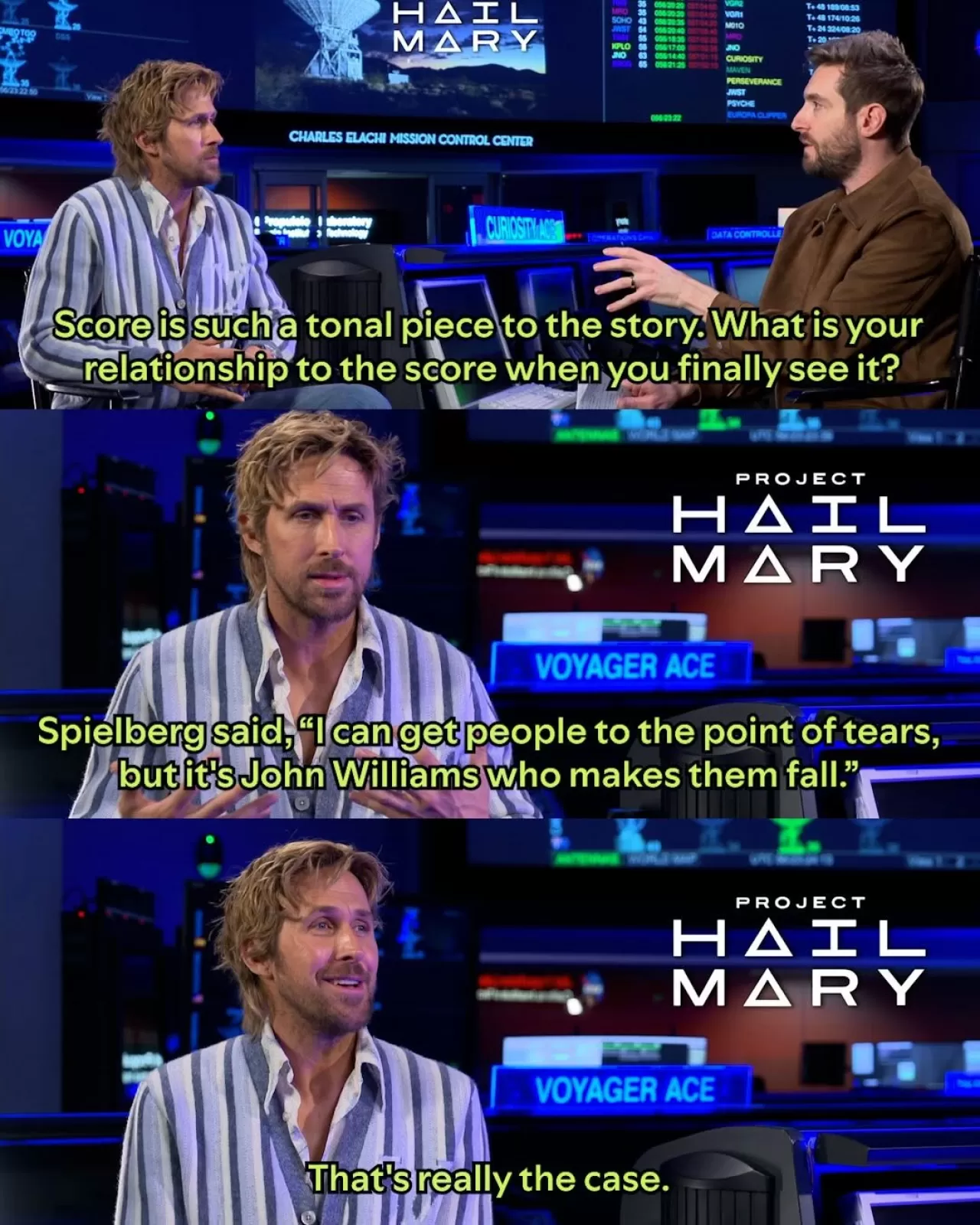 Ryan Gosling, On Film Podcast'te Project Hail Mary Deneyimini Anlattı