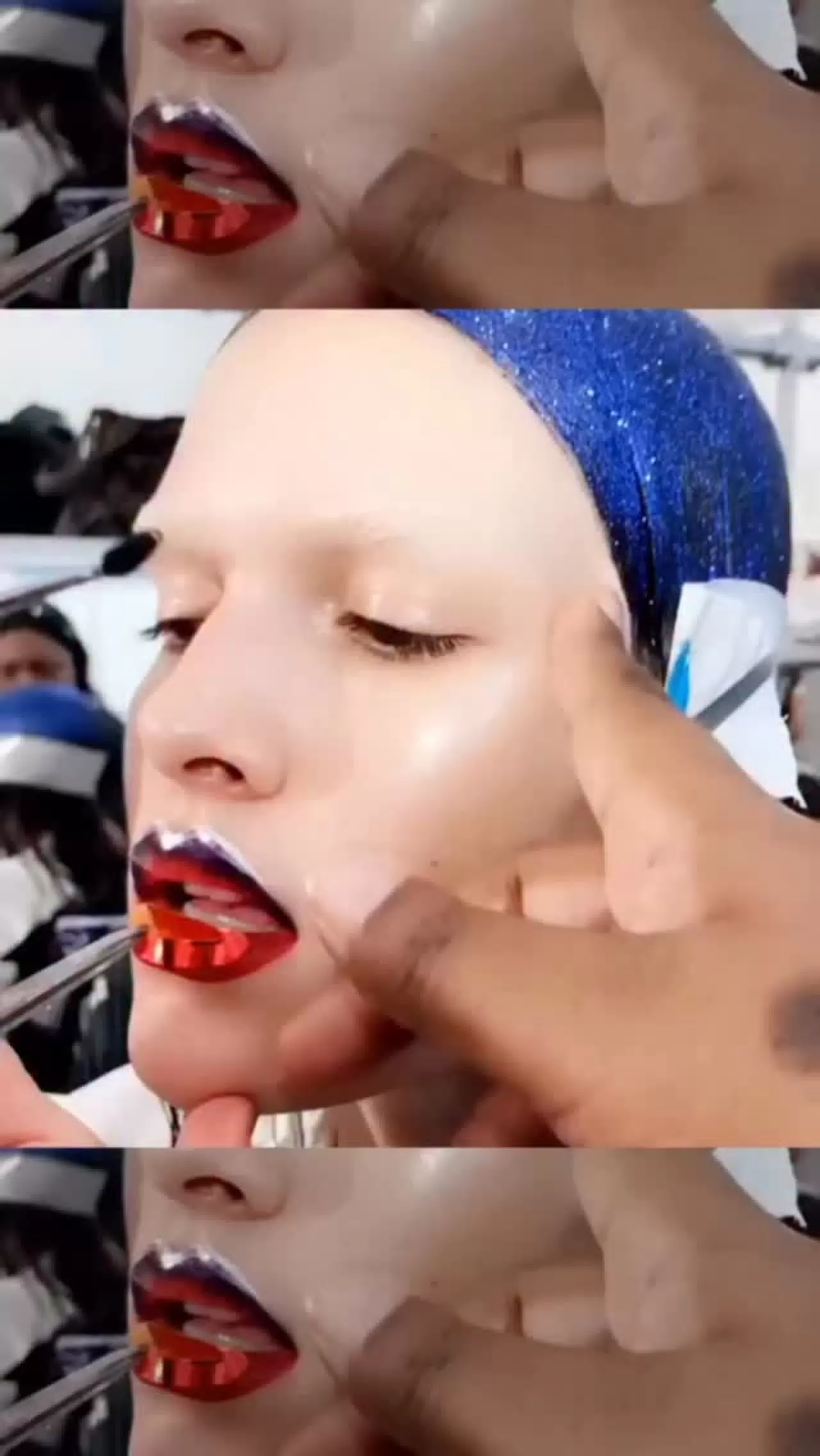 Vanessa Moody'nin Maison Margiela Defilesindeki İkonik Makyaj Anı