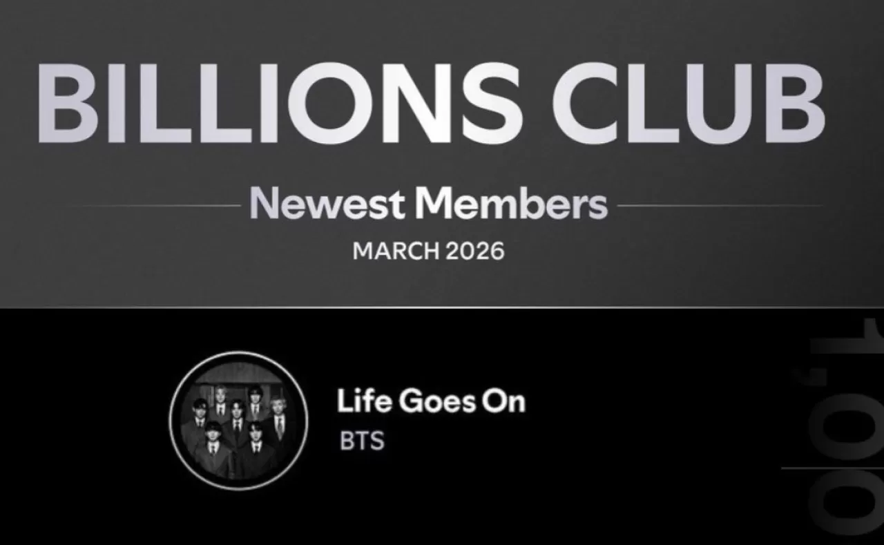 BTS'in "Life Goes On" Şarkısı Spotify'ın Milyarlar Kulübü'ne Girdi