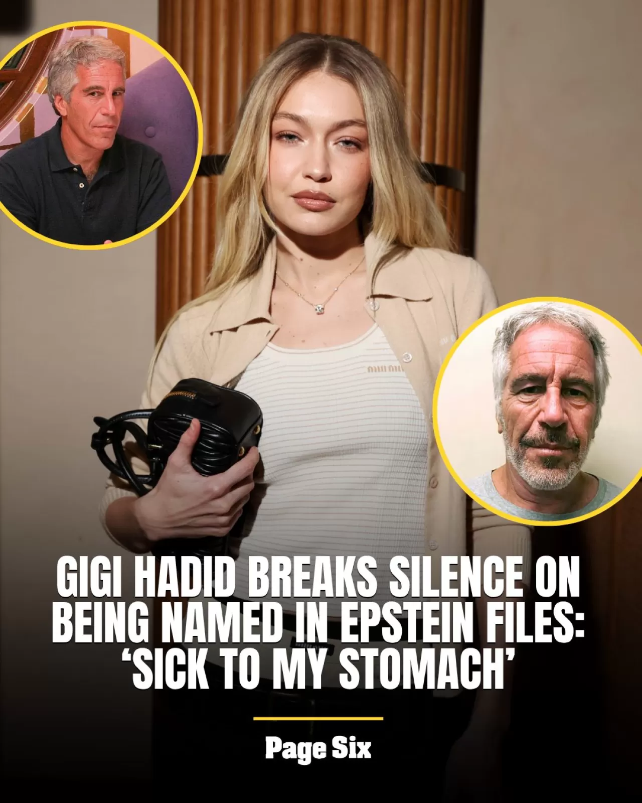 Gigi Hadid Epstein Dosyalarında İsminin Geçmesine Tepkili: 'İğrenç'