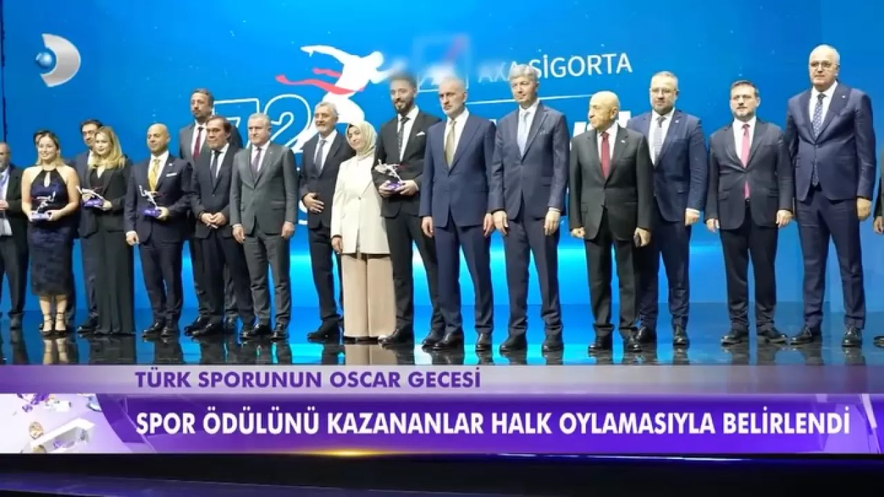 Türk Sporunun Oscar Gecesi'nde Ödüller Sahiplerini Buldu