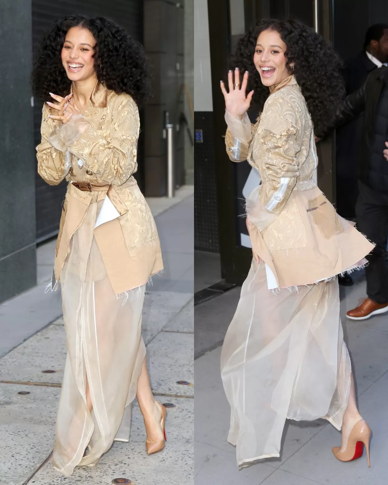 Chase Infiniti New York'ta Şık Görünümüyle Dikkat Çekti