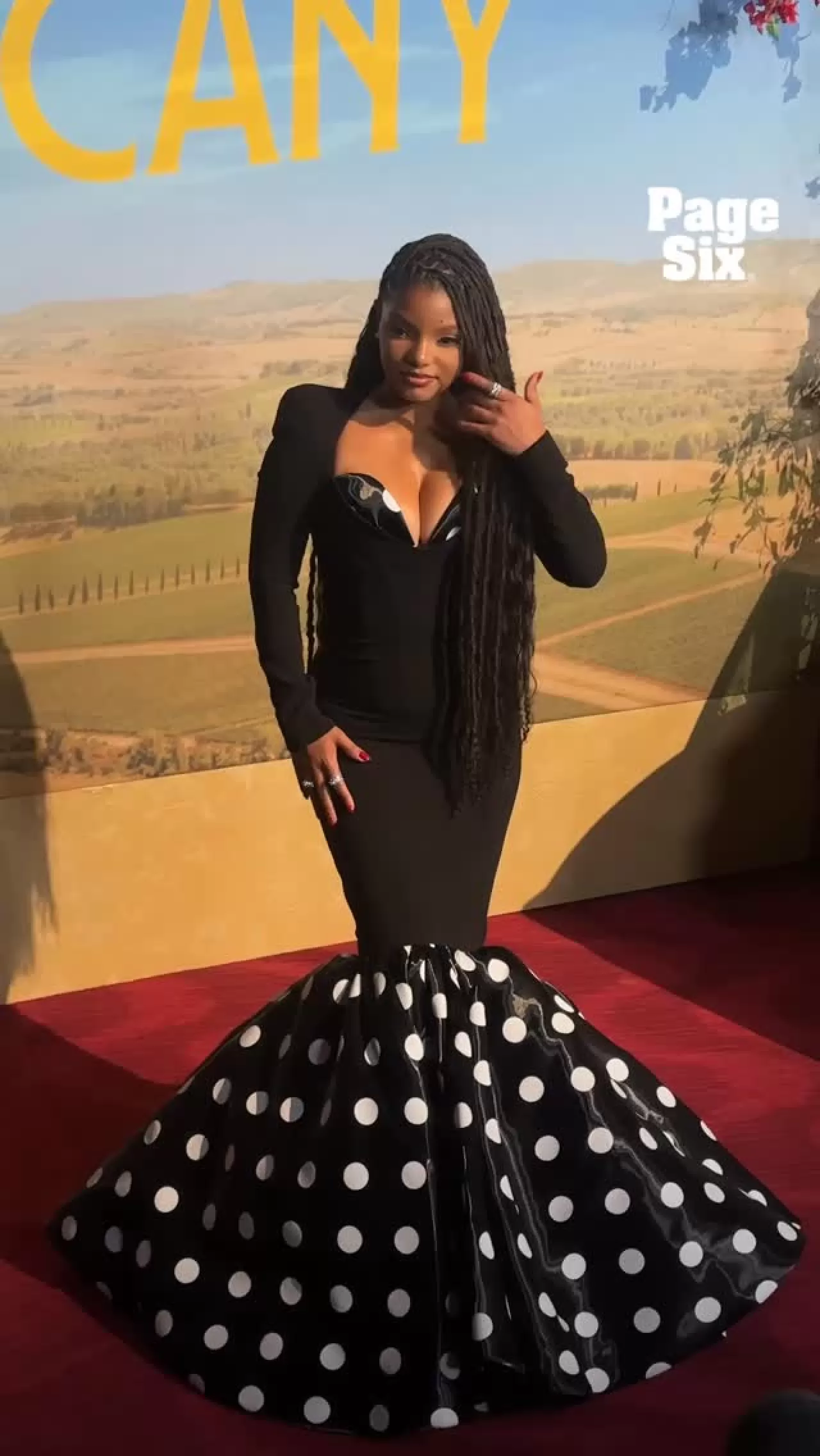 Halle Bailey New York'ta 'You, Me & Tuscany' Prömiyerine Katıldı