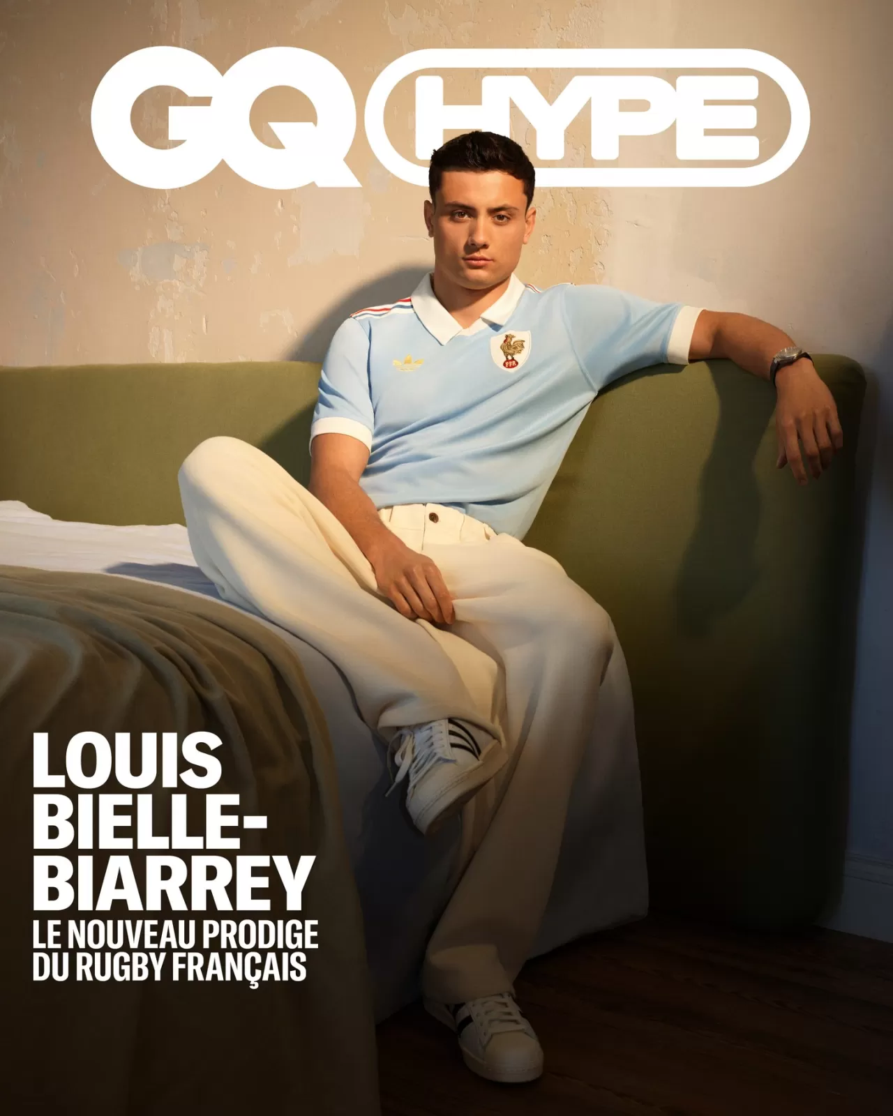 Louis Bielle-Biarrey, GQ HYPE Kapağında: Dünyanın En Hızlı Rugbymeni Adidas ile Anlaştı