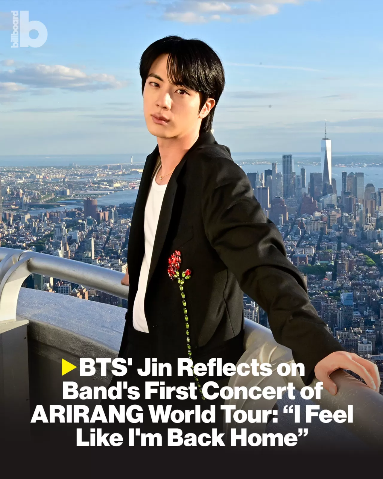 Jin, BTS İle Sahnede Evinde Gibi Hissettiğini Açıkladı