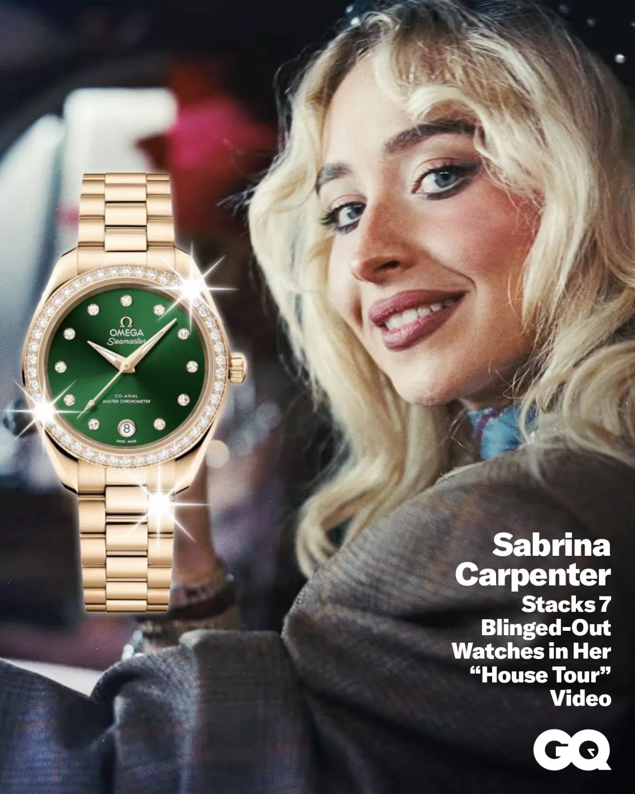 Sabrina Carpenter'ın Yeni Müzik Videosunda 7 Omega Saatiyle Stil Bombası