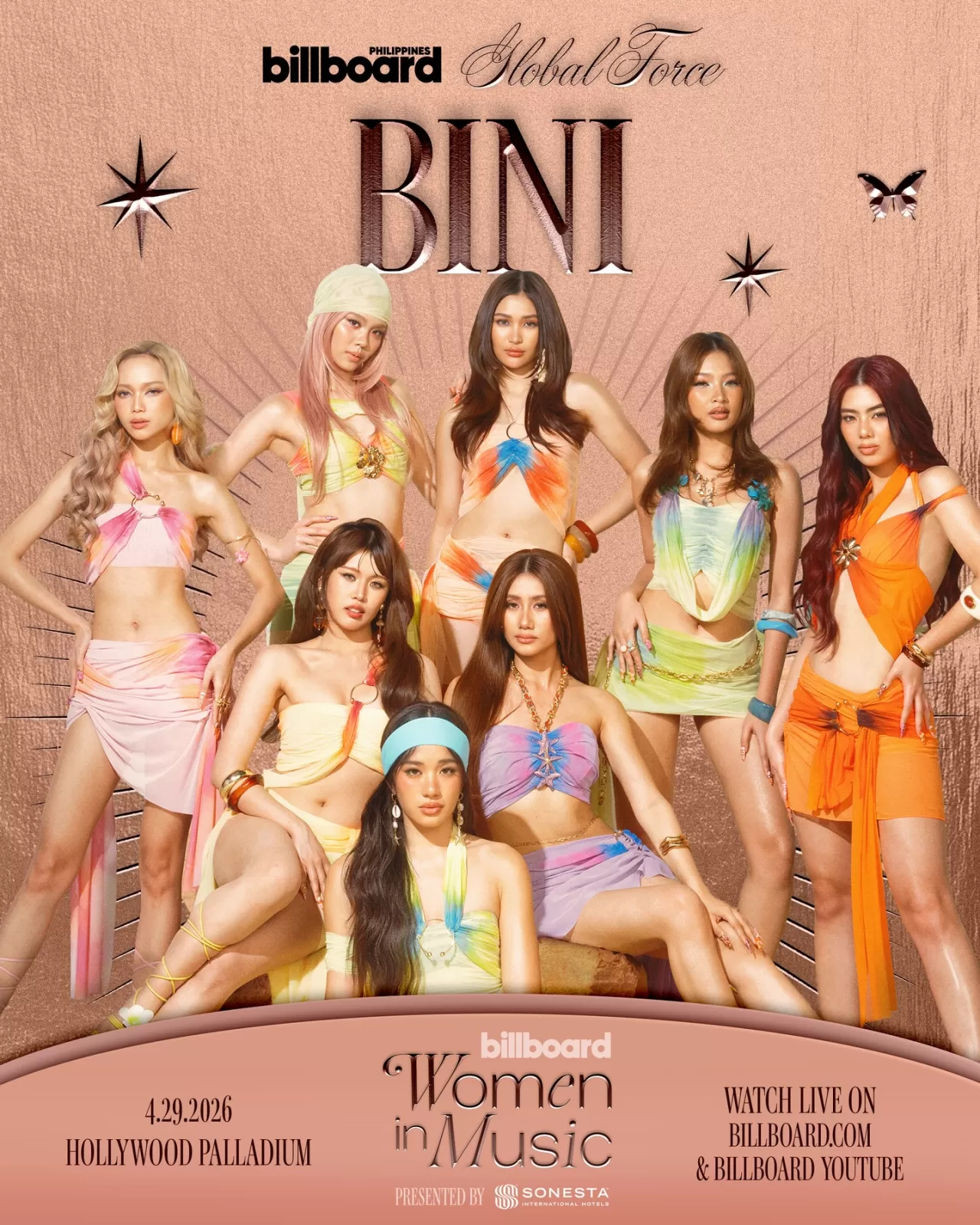 BINI, Billboard Women in Music'te "Küresel Güç" Ödülünü Alacak