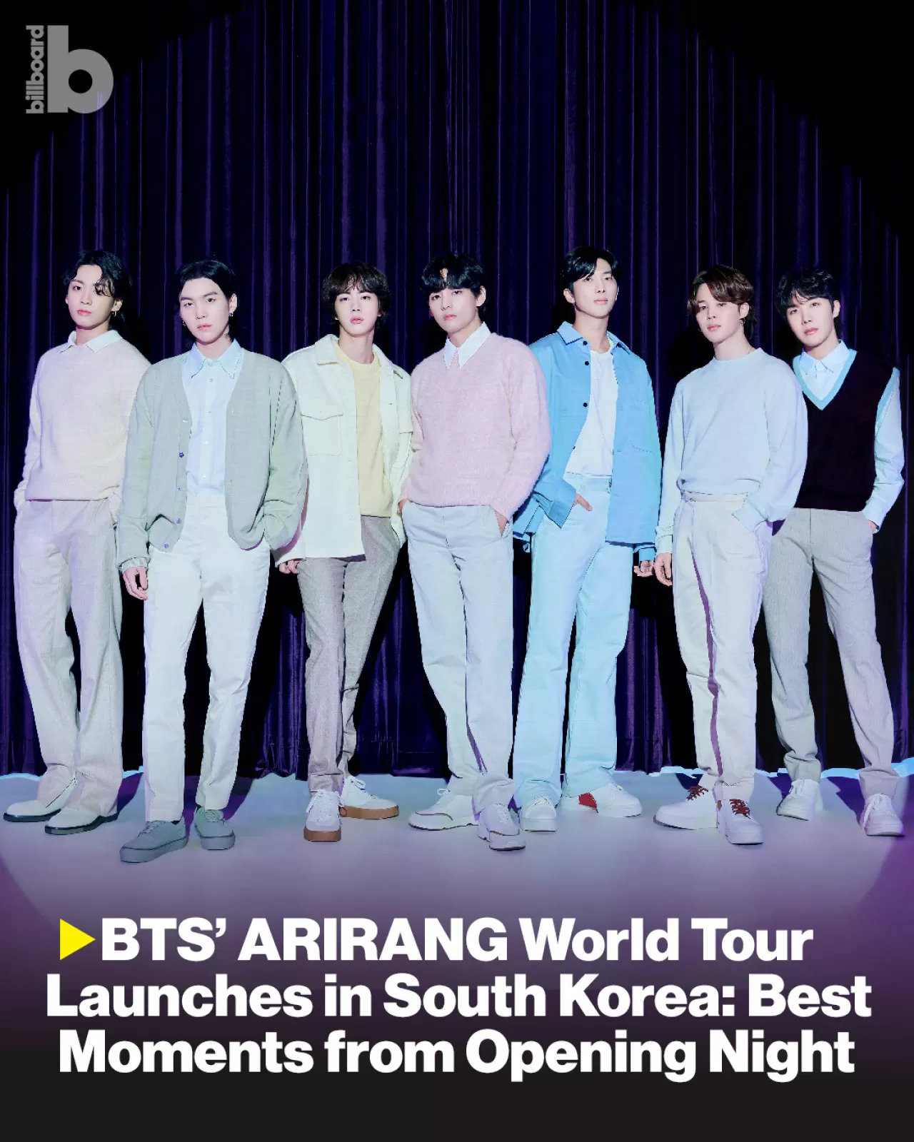 BTS ARIRANG World Tour'u 23 Şarkılık Coşkulu Konserle Başlattı